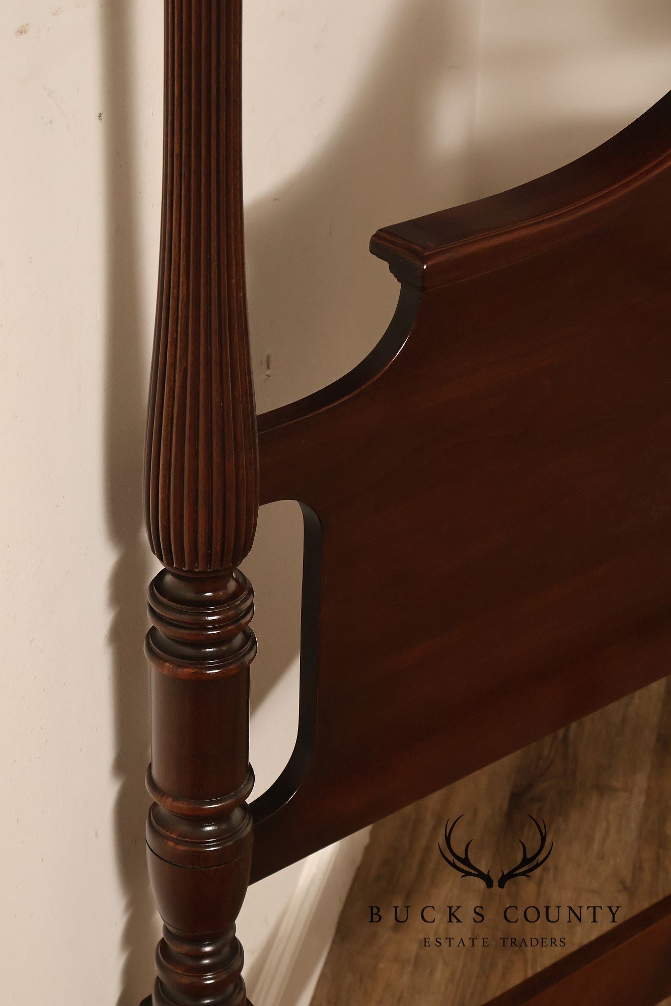 Ethan Allen 'Georgian Court' Queen Cherry Poster Bed