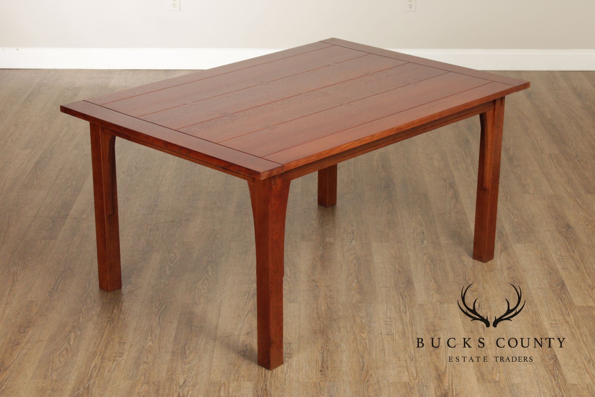 Stickley Mission Collection Oak Extendable Dining Table