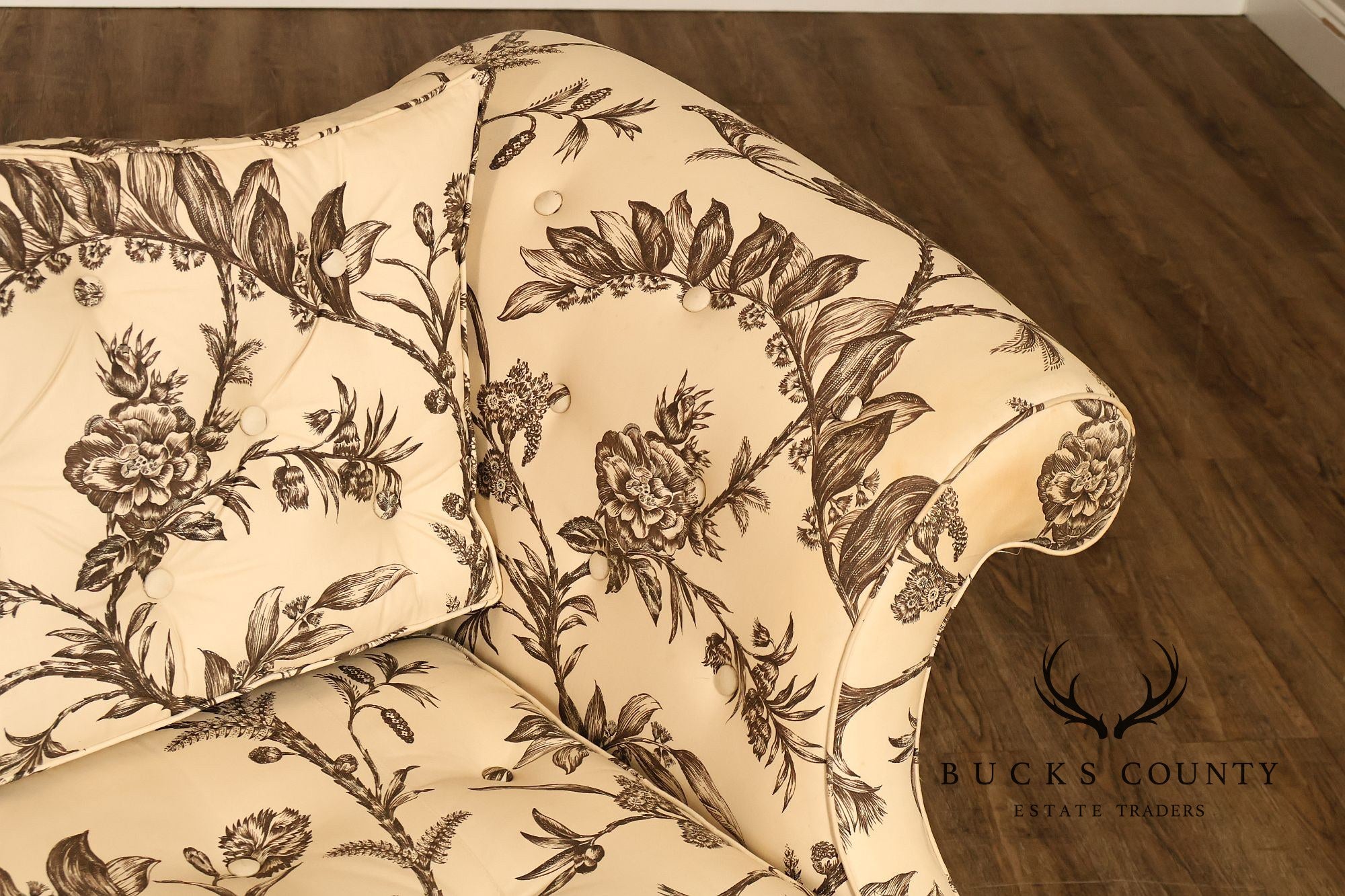 Baker Williamsburg Reproductions Camelback Sofa