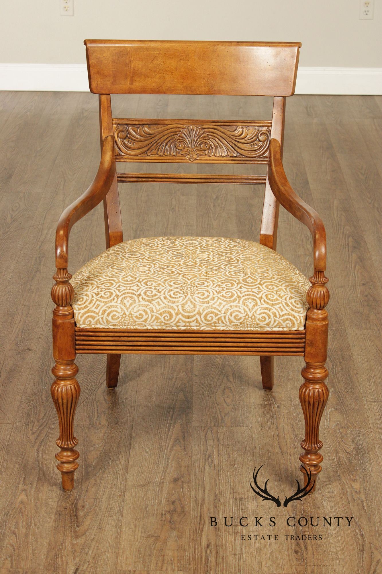 Ethan Allen Set of Eight British Classics 'Mackenzie' Dining Chairs