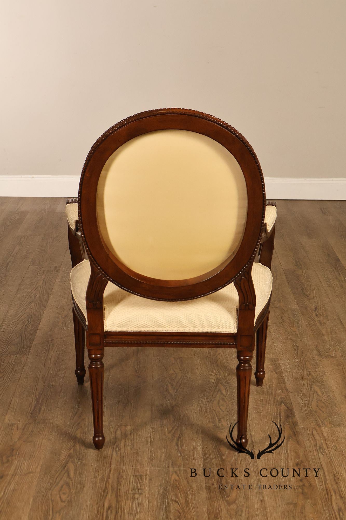 Louis XVI Style Set Of 16 Oval Back Dining Chairs