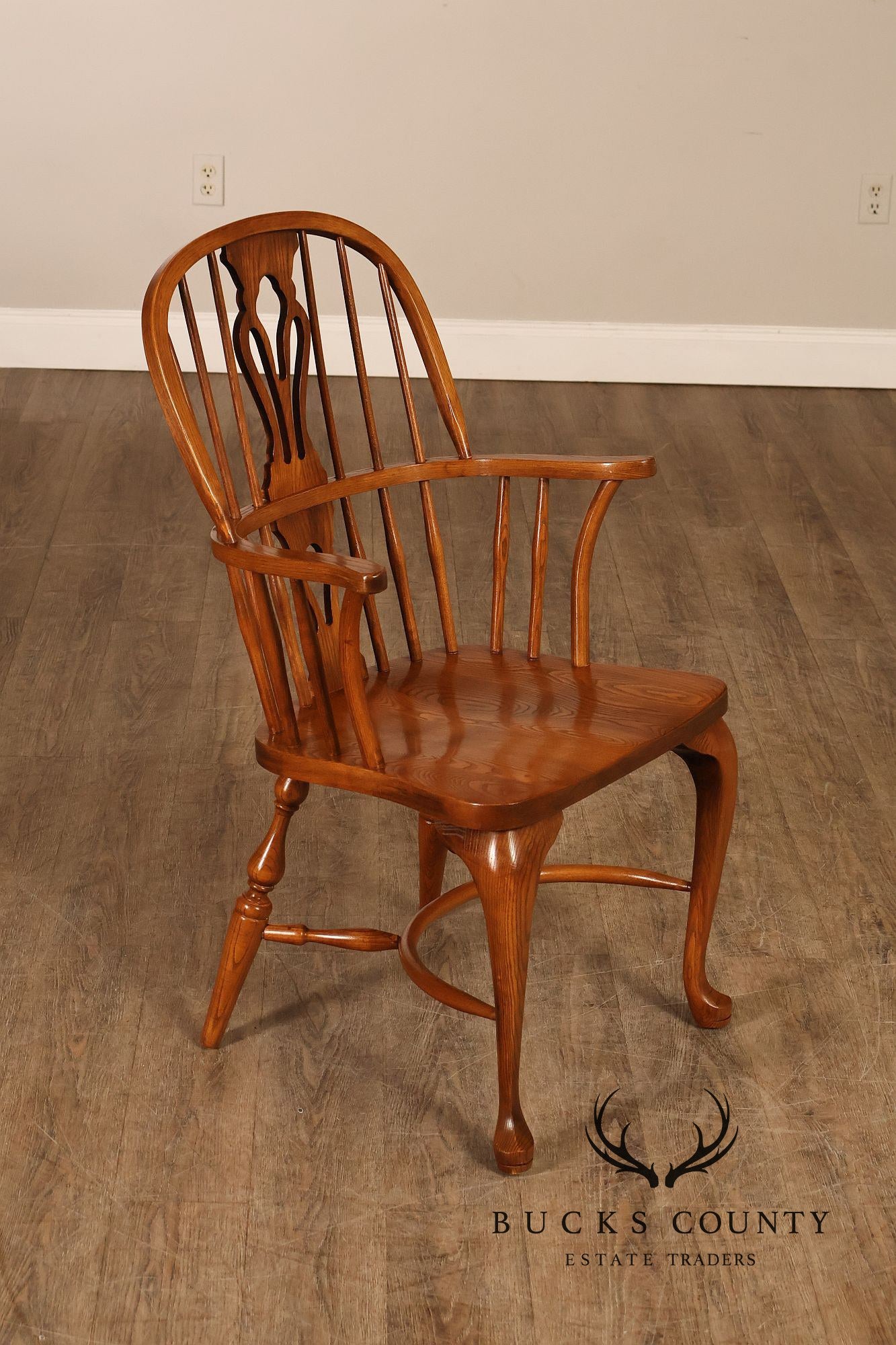 Nichols & Stone Set Of Four Windsor Dining Chairs