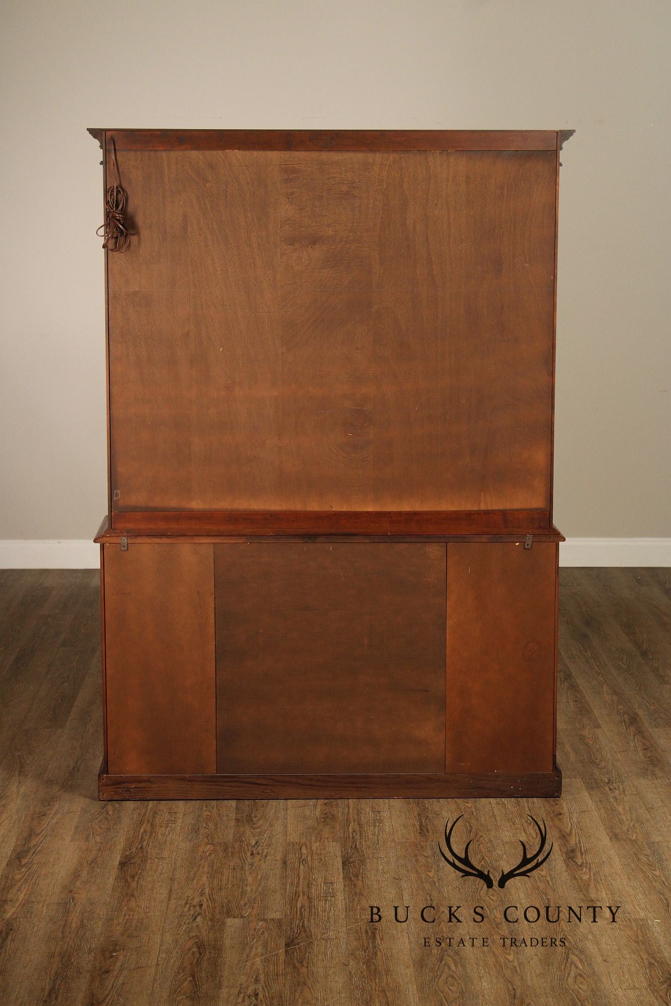 Henkel Harris Cherry Breakfront China Cabinet