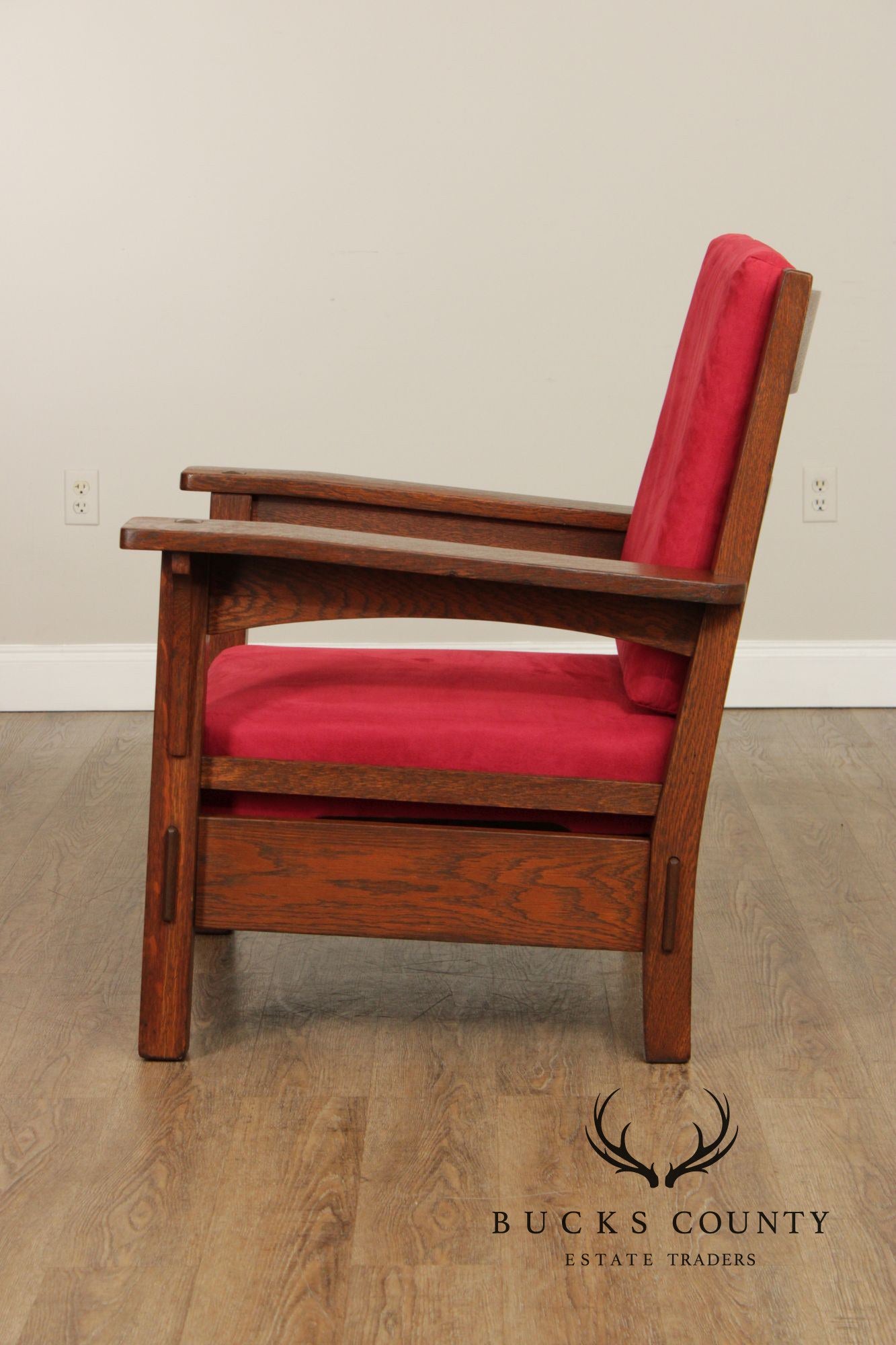 Charles Stickley Antique Mission Oak Armchair