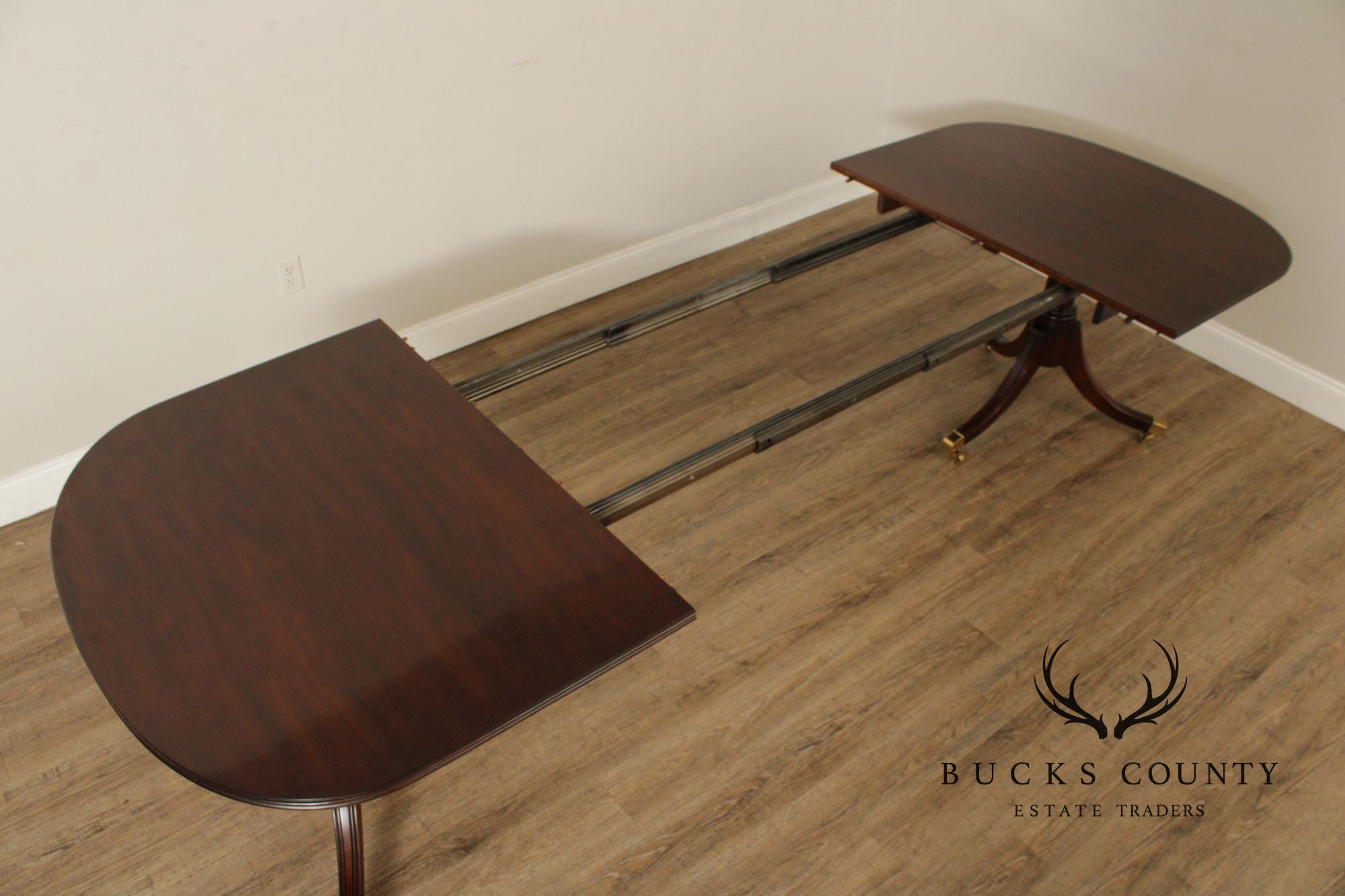 Statton Old Towne Cherry Double Pedestal Expandable Dining Table