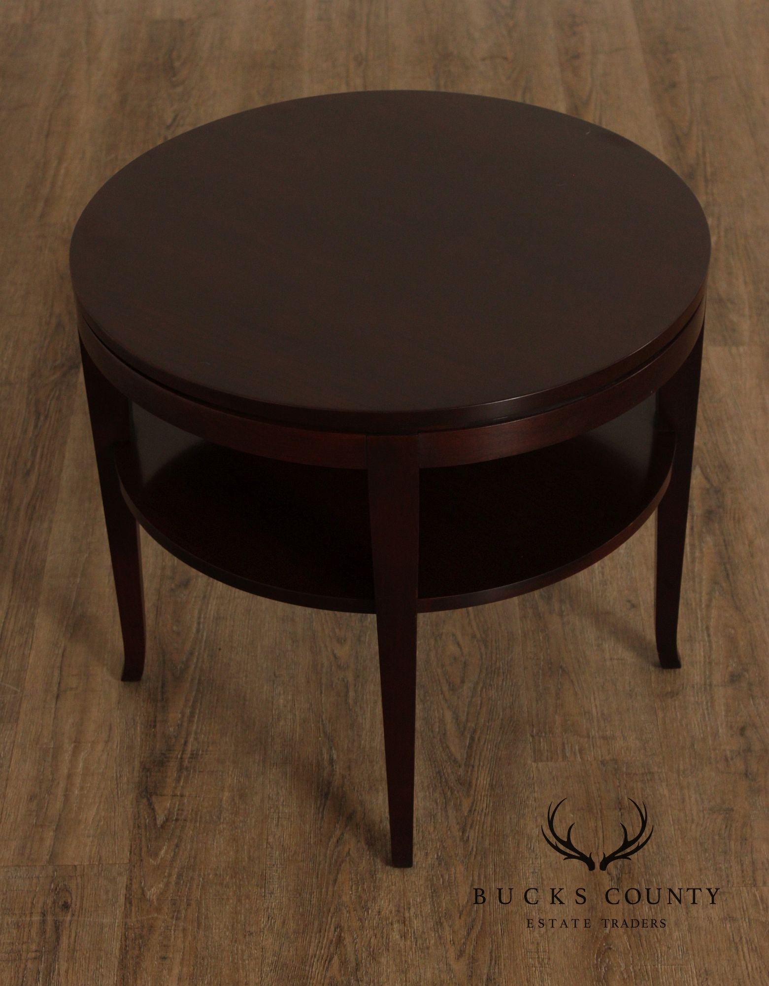 Stickley Metropolitan Collection Round Cherry Lamp Table