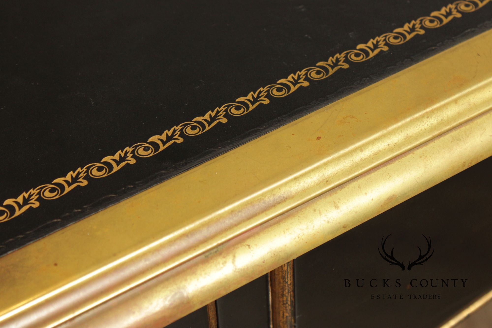 Baker Furniture Napoleon II Style Leather Top Writing Desk