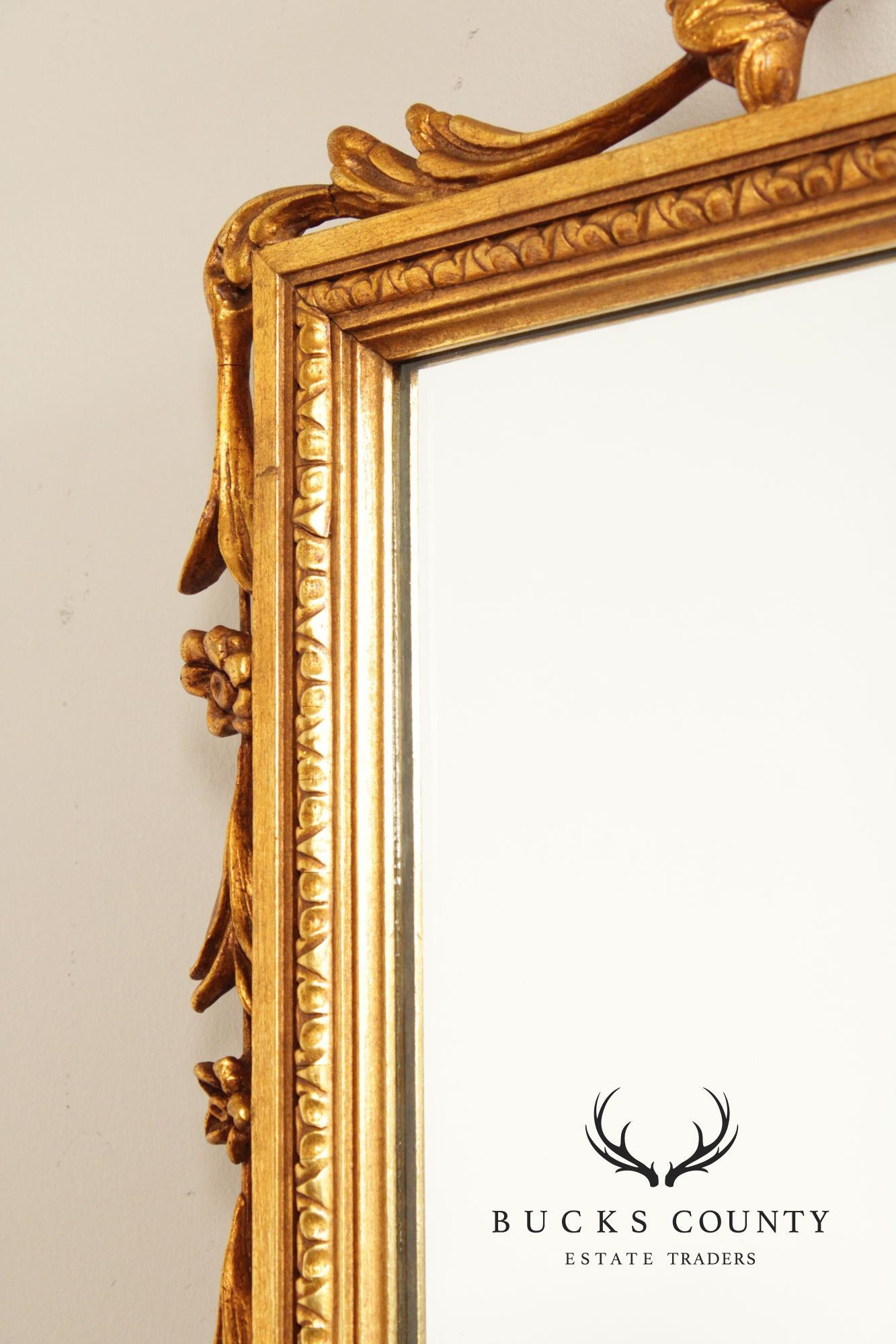 Adam Style Giltwood Wall Mirror