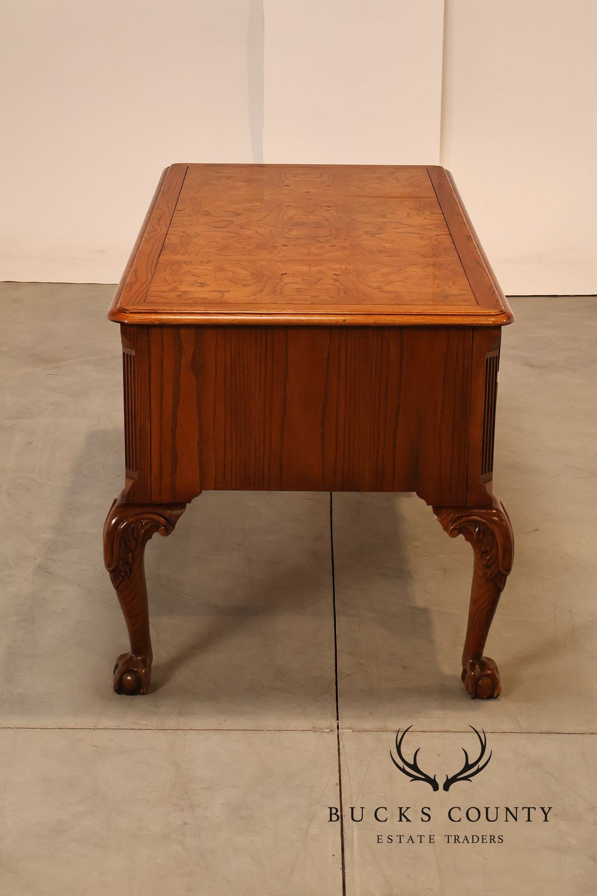 Hekman Georgian Style Oak Writing Desk
