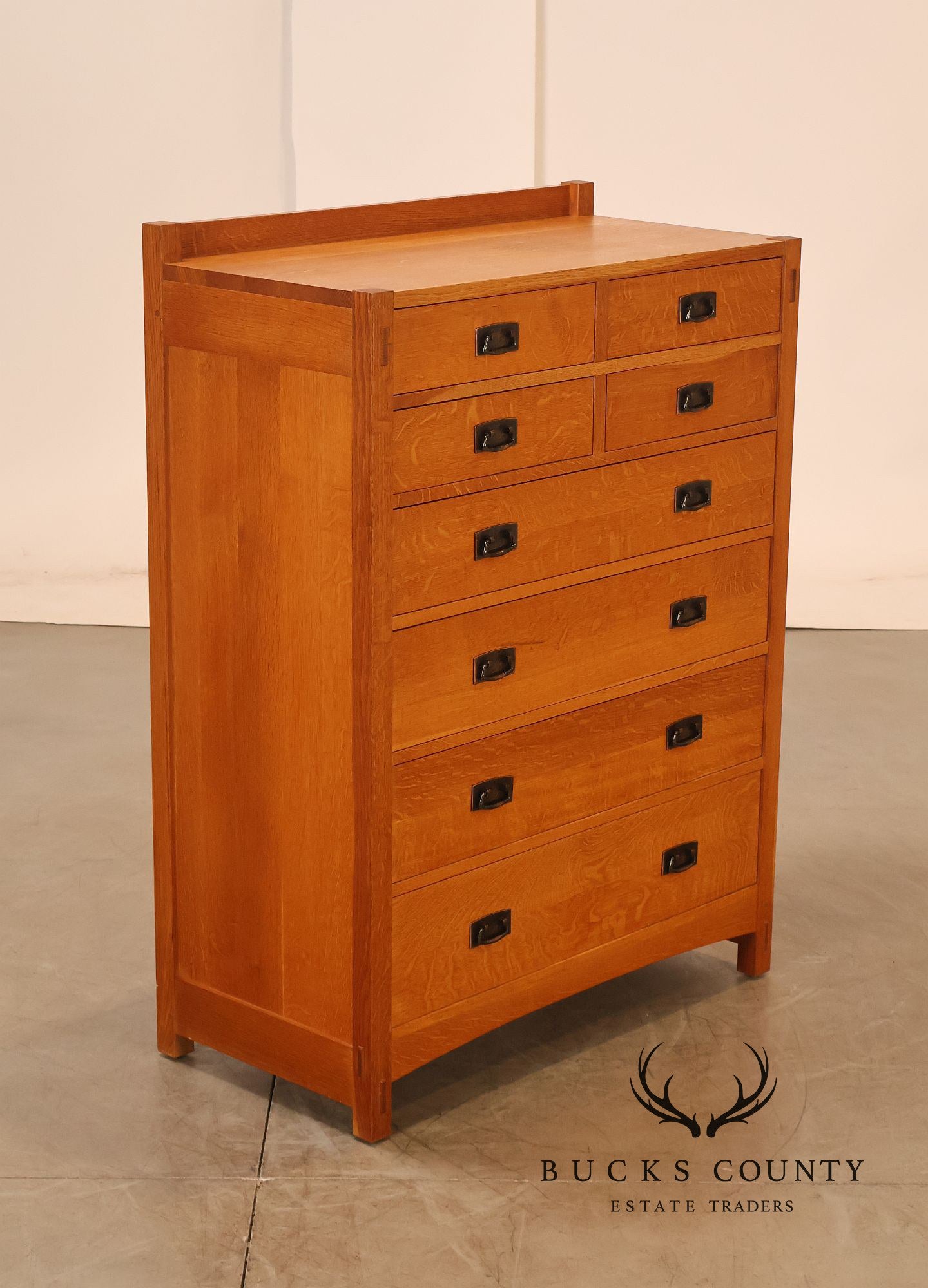 Stickley Mission Collection Oak Tall Chest