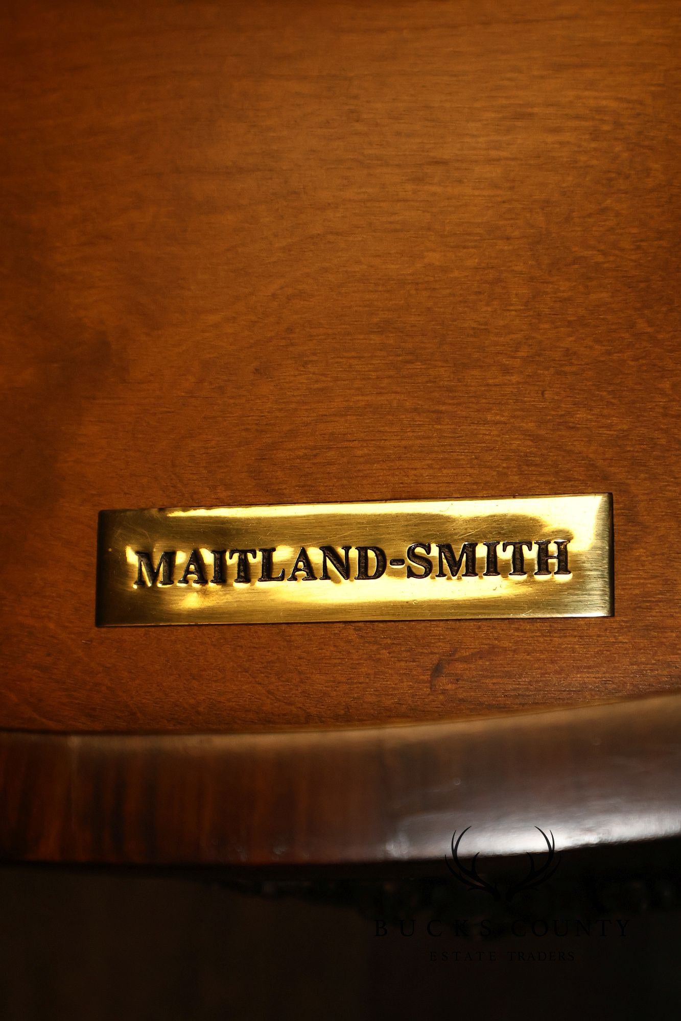 Maitland-Smith French Louis XV Style Inlaid Console Table