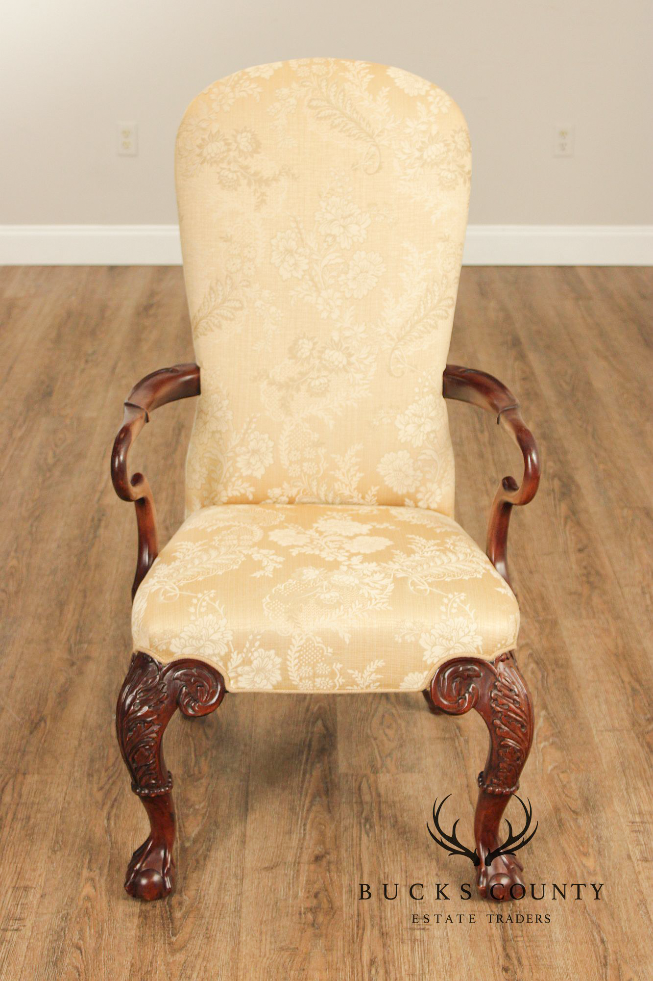 Century Furniture Georgian Style Pair of Armchairs