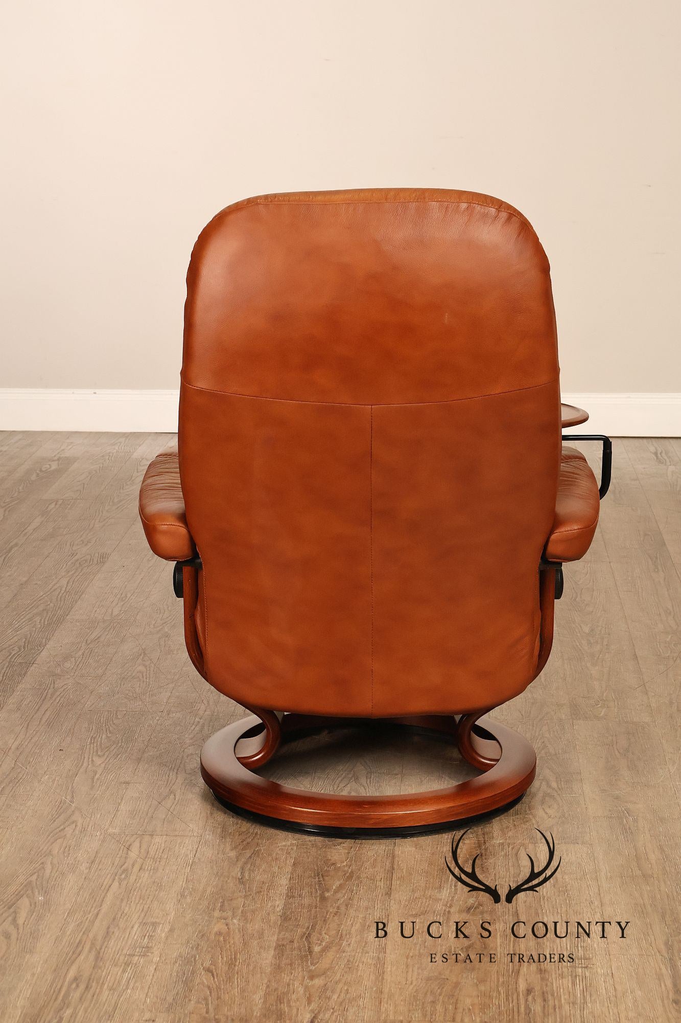 Ekornes Stressless Leather Recliner Chair And Ottoman