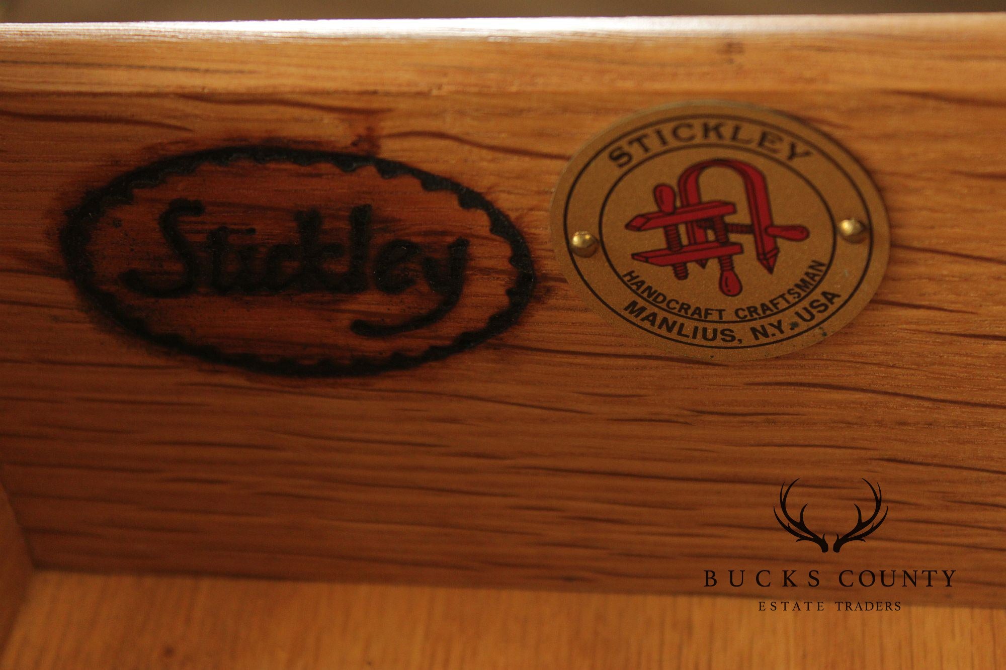 Stickley Mission Collection Oak Tall Chest Of Drawers