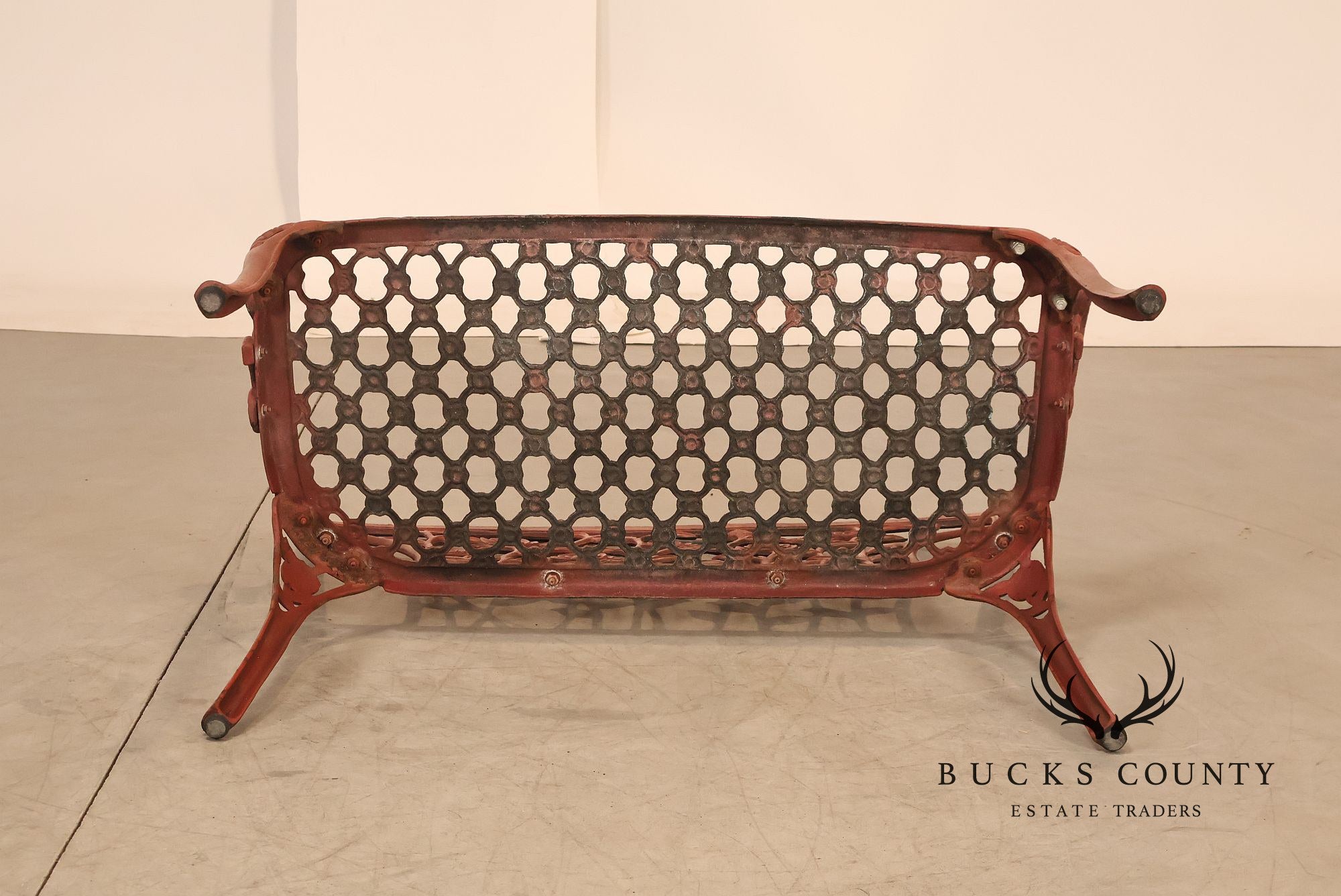 Cast Aluminum Vintage Rose Garden Bench