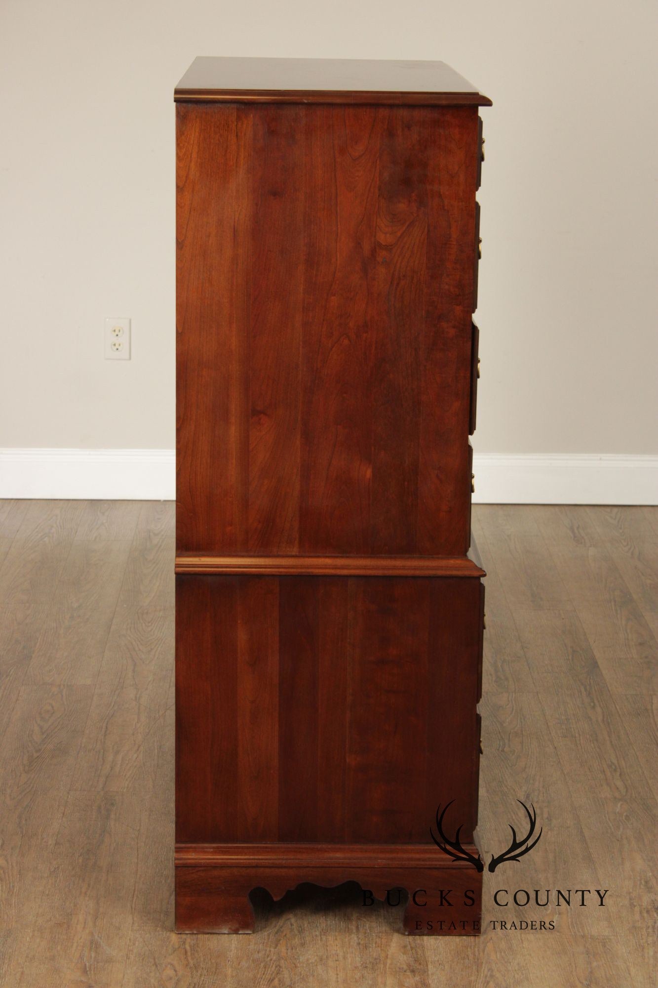 Pennsylvania House Chippendale Style Cherry Tall Chest