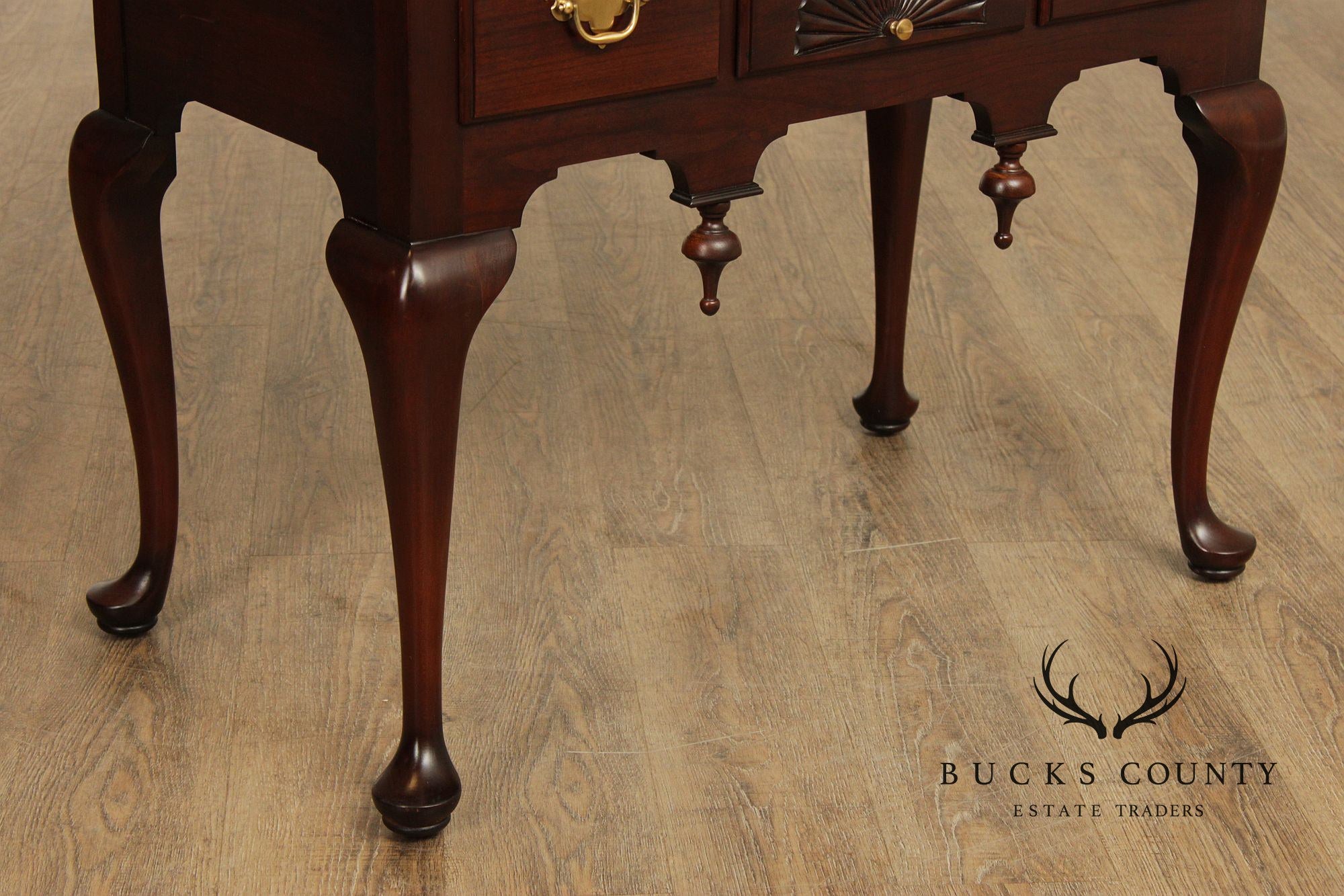 Statton Private Collection Queen Anne Style Cherry Lowboy