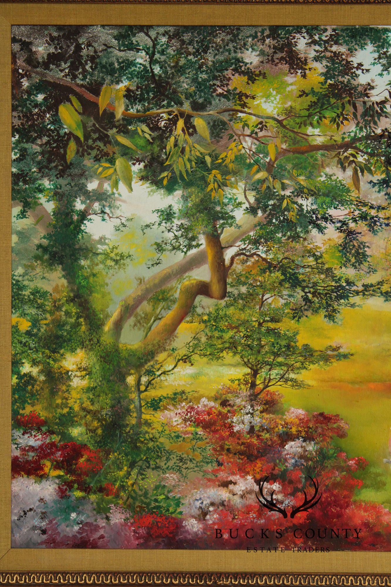 Charles T. Perry Oil Painting, Sibling Portrait