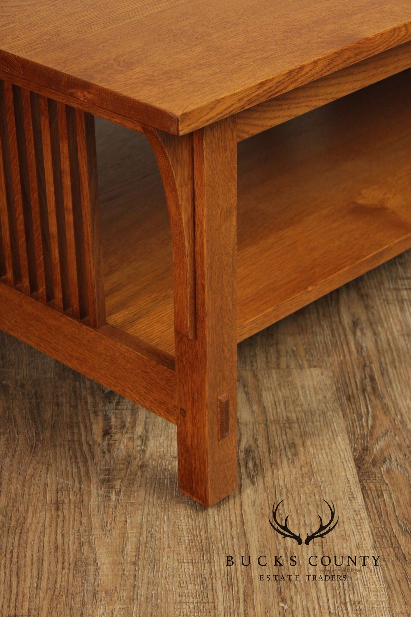 Stickley Mission Collection Oak Cocktail Table