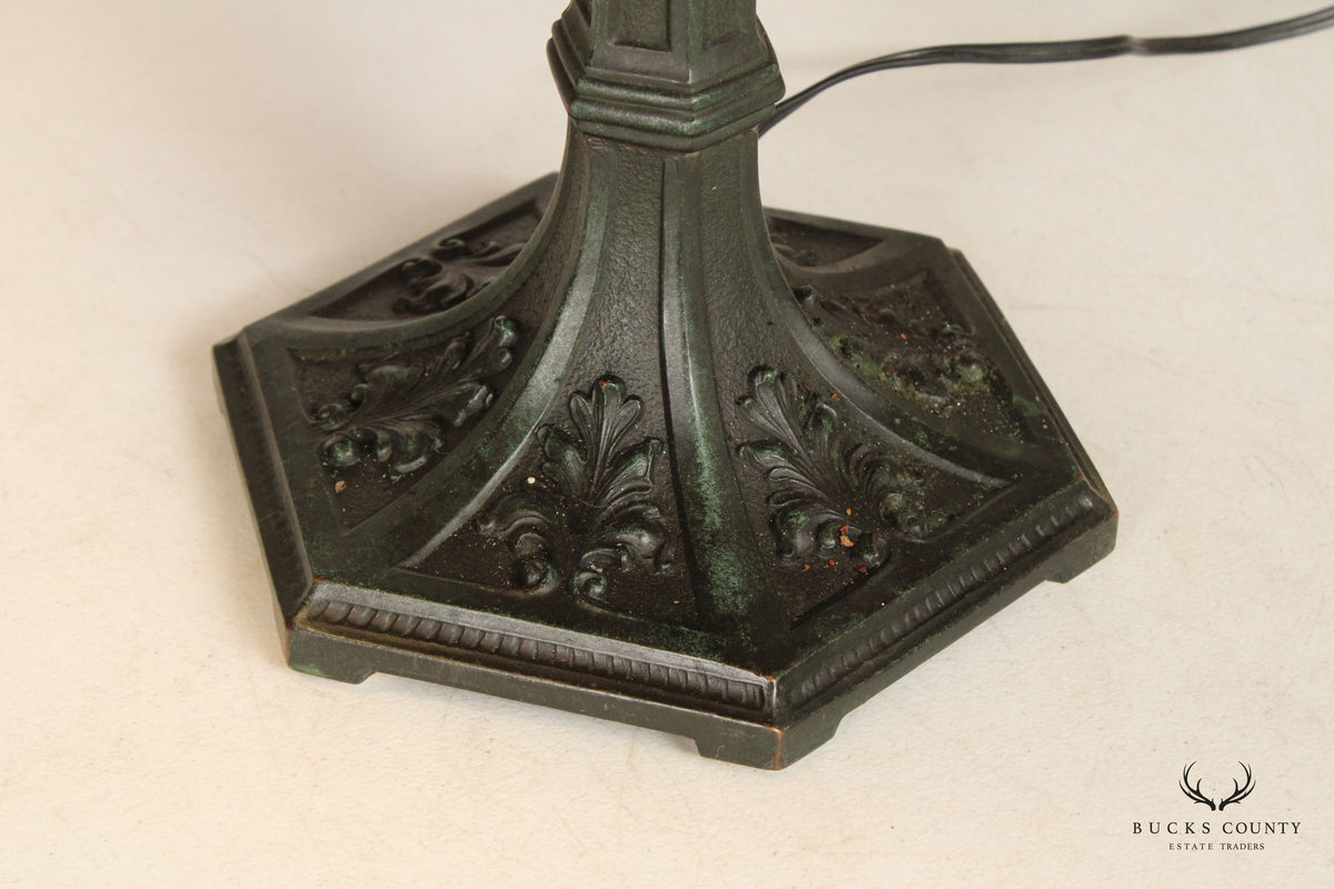 Arts & Crafts Leaded Glas Table Lamp