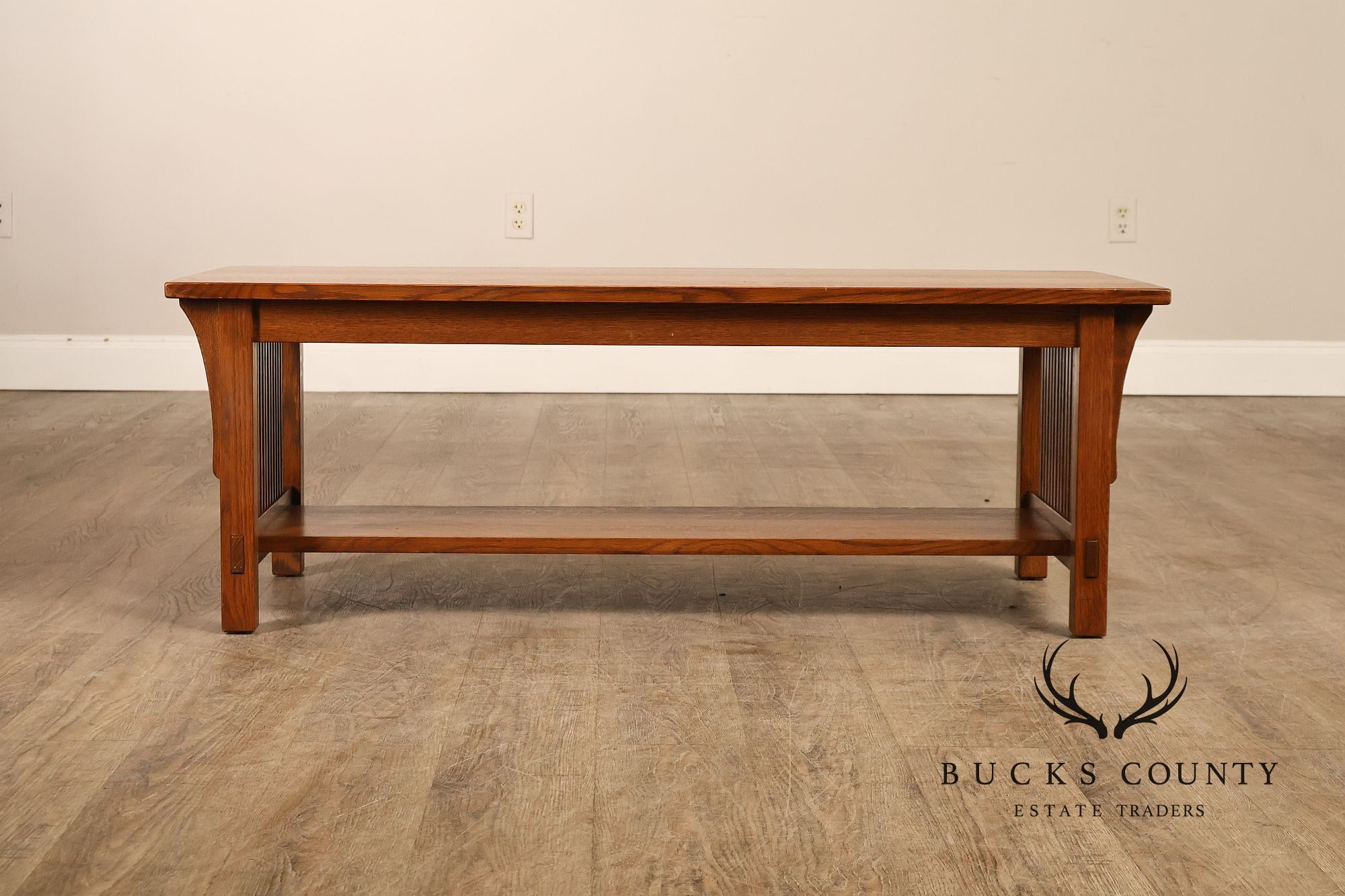 Stickley Mission Collection Oak Cocktail Table