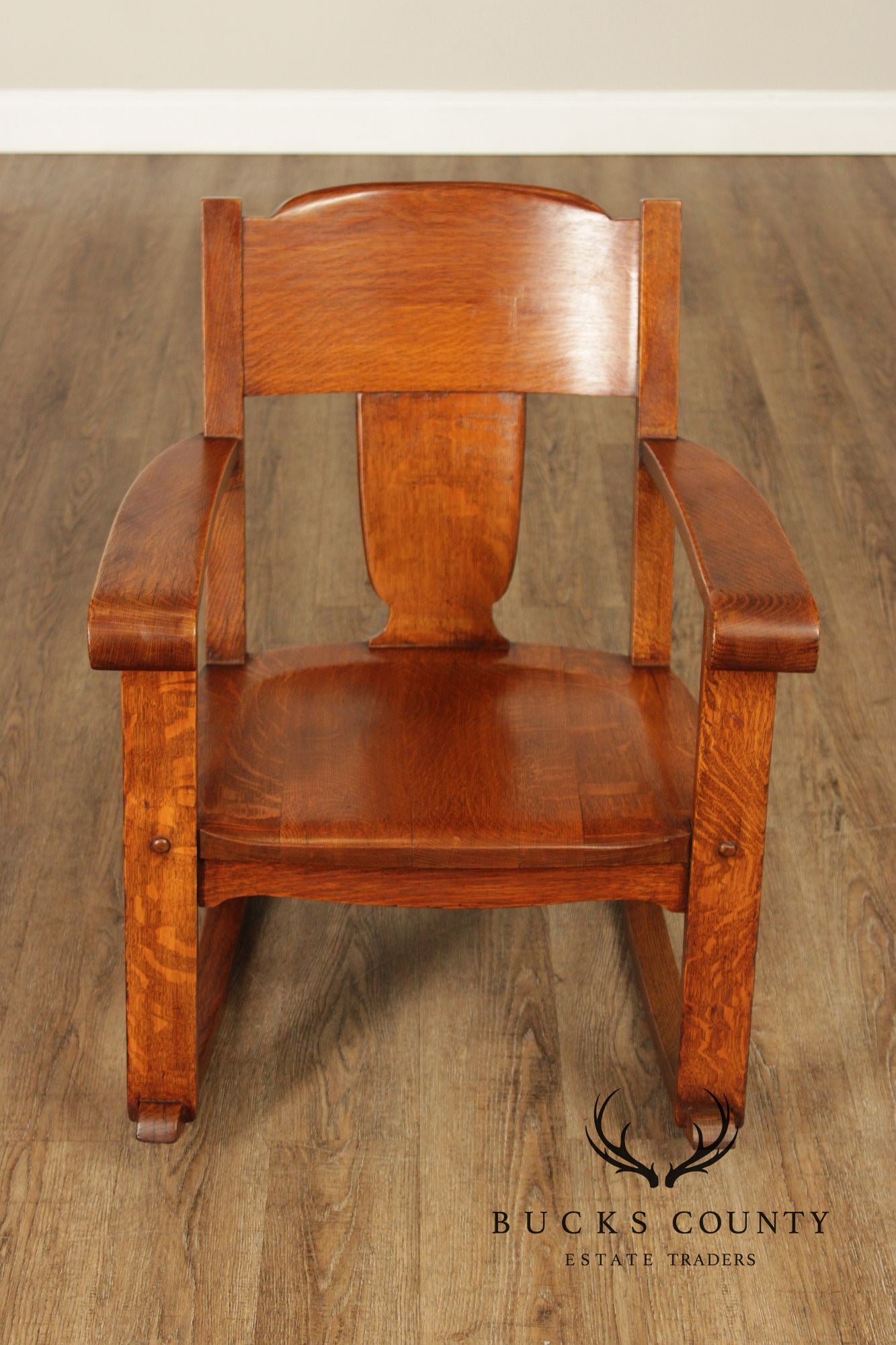 Antique Mission Oak Rocking Chair