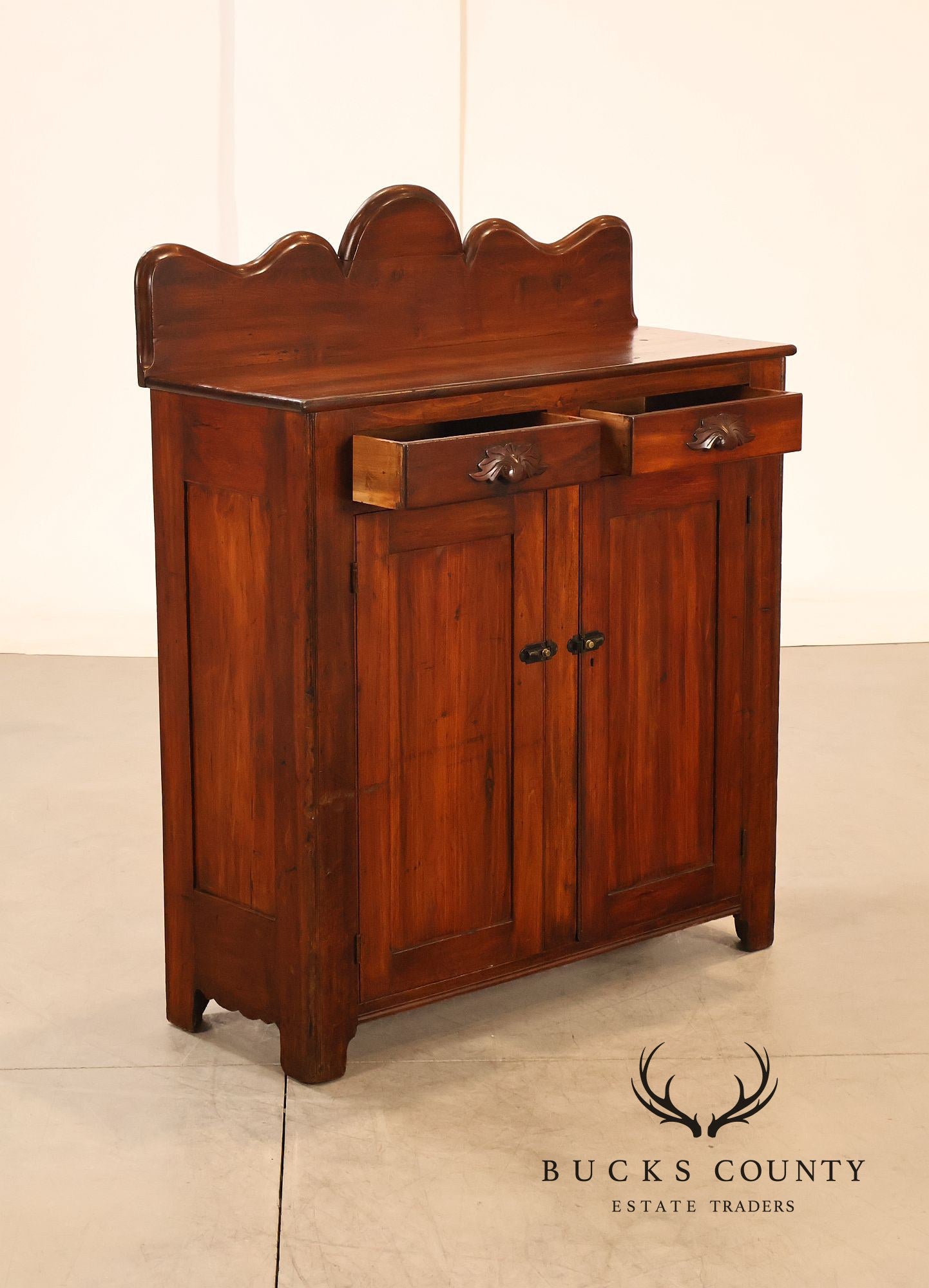 19th Century American Country Pine Jelly Cupboard