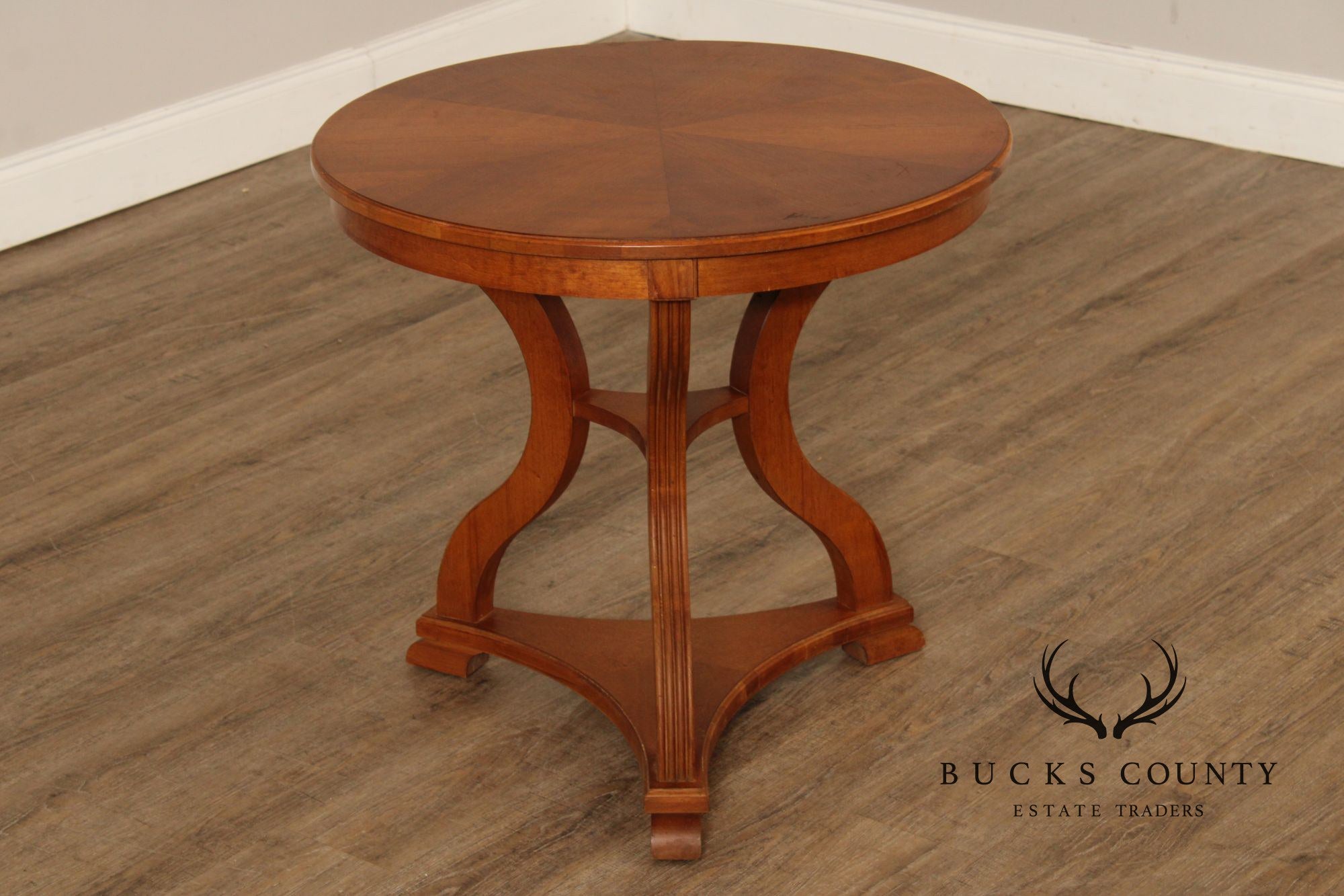 Ethan Allen 'Legacy' Collection Round Top Side Table