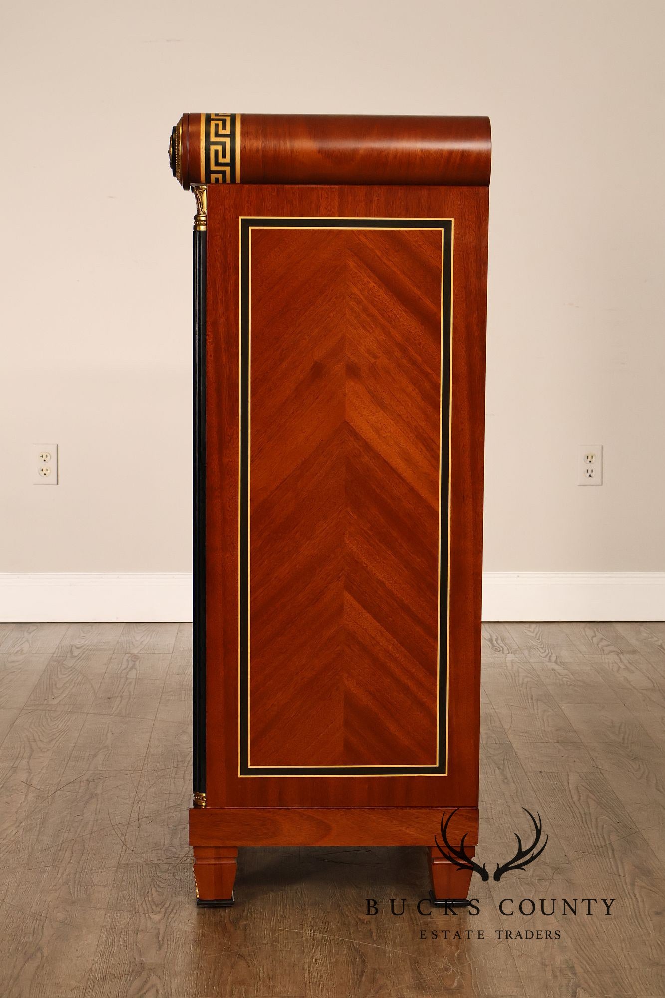 Infinity Furniture Neoclassical Style Mahogany Tall Chest