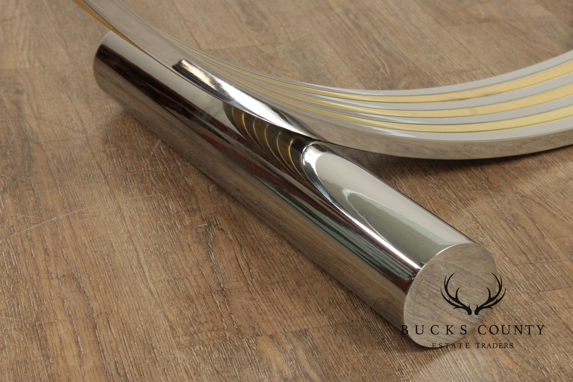 Italian Modern Glass Top Chrome Dining Table Renato Zevi