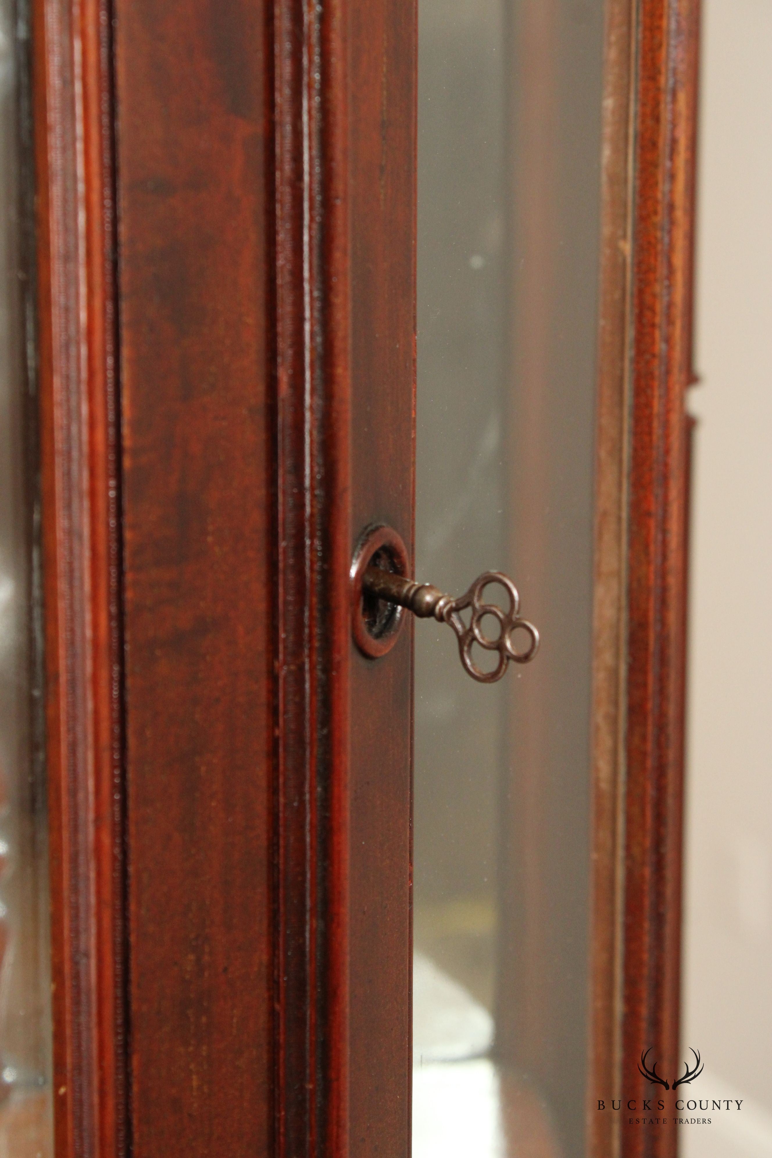 Mitchell & Rammelsberg Antique Victorian Carved Mahogany Corner Cabinet