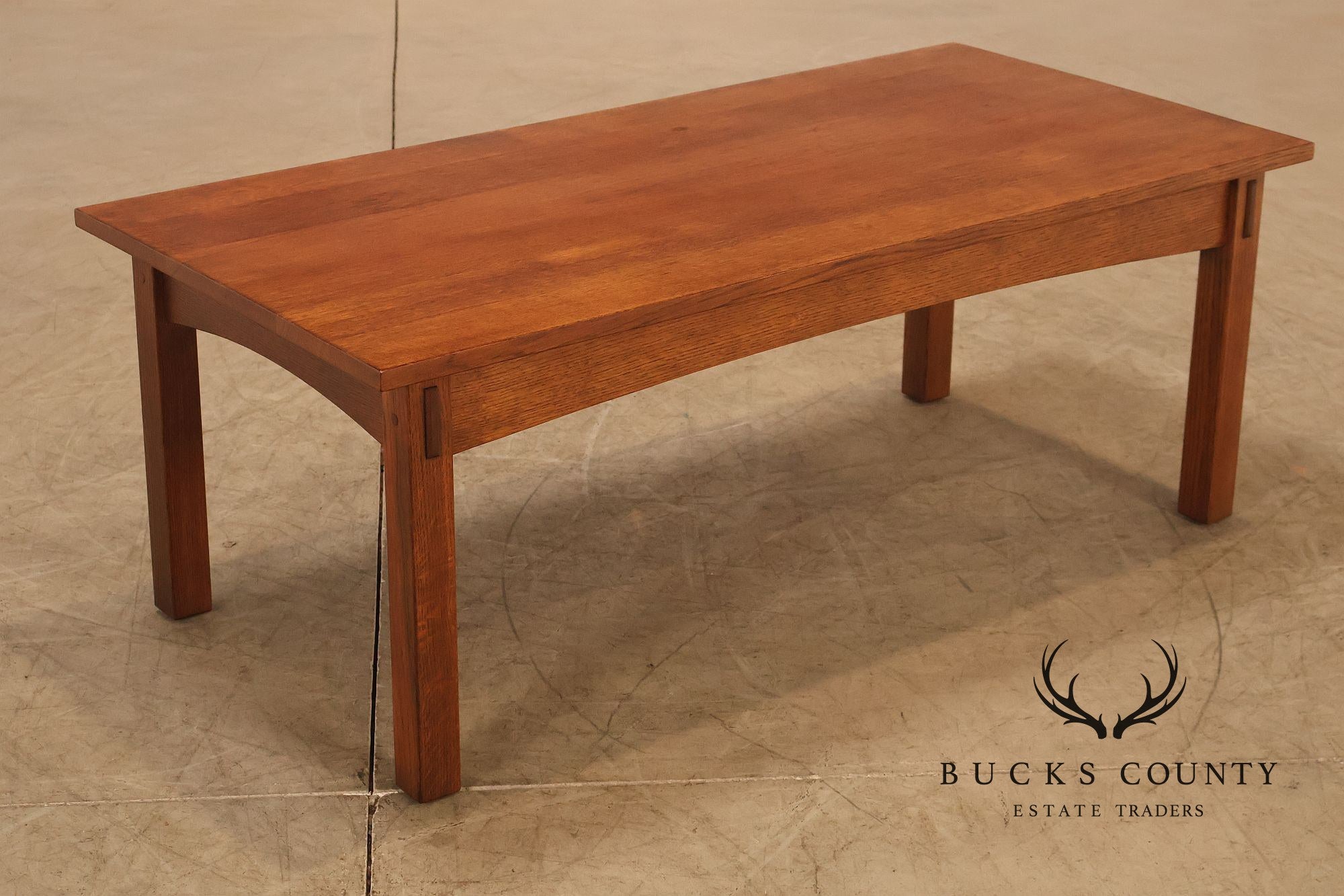 Stickley Mission Collection Oak Cocktail Table