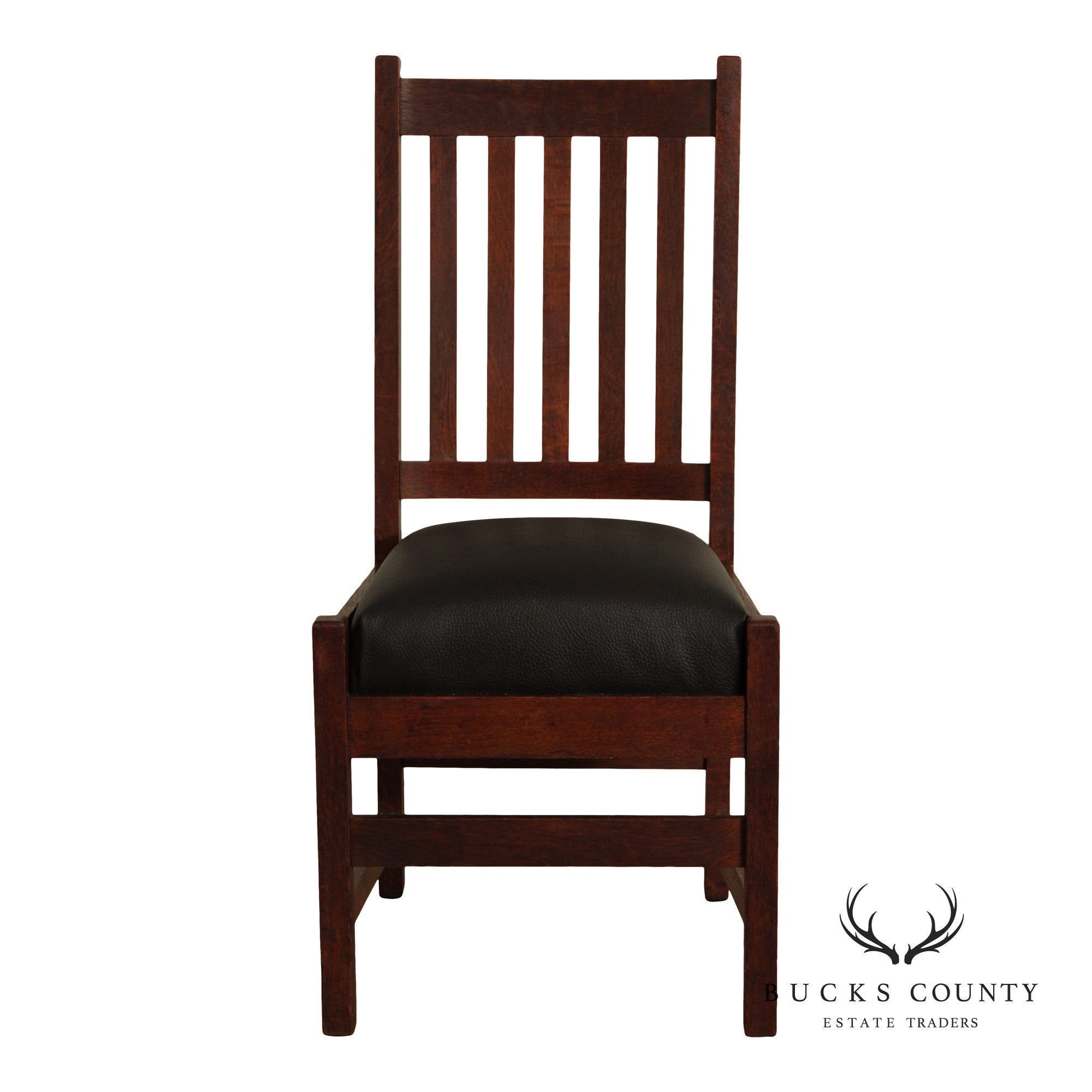 Knaus Meisterwerk Furniture Mission Oak Side Chair