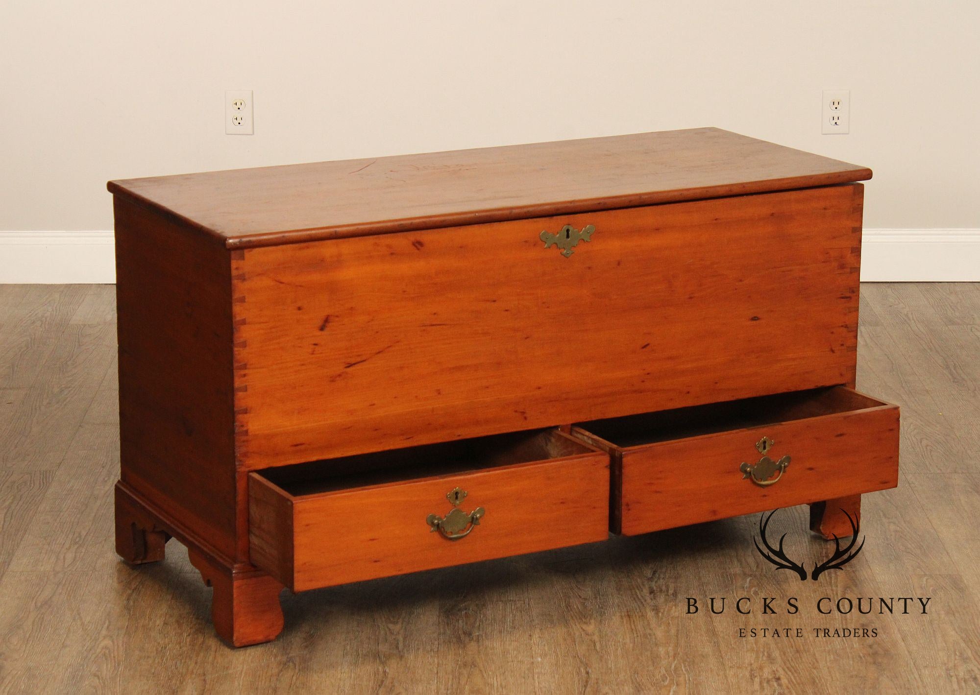 Antique Chippendale Style Blanket Chest