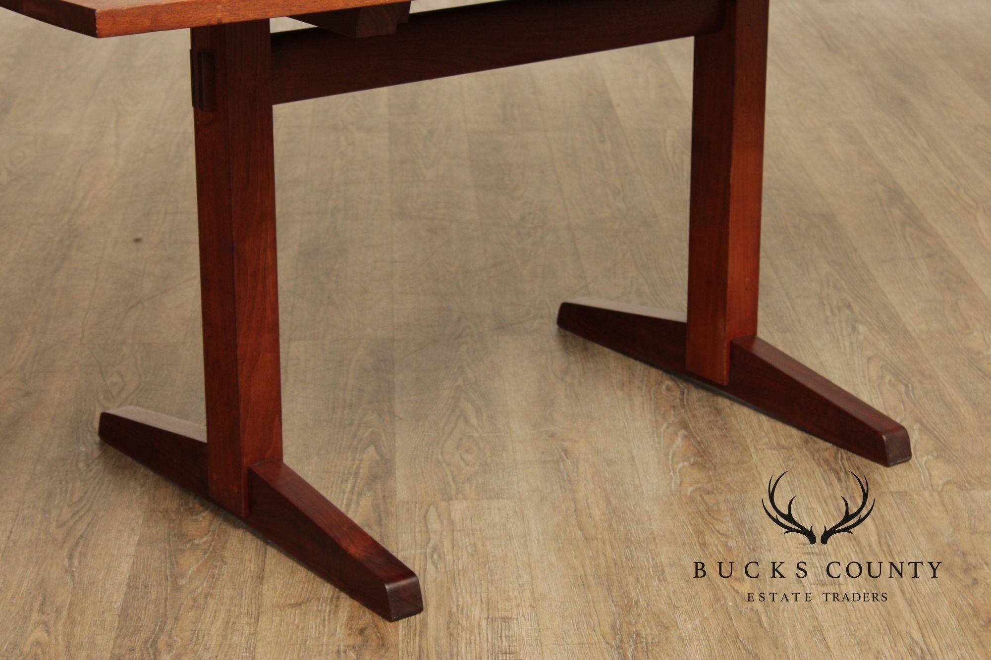 George Nakashima Walnut Trestle Trestle Dining Table Ca. 1962