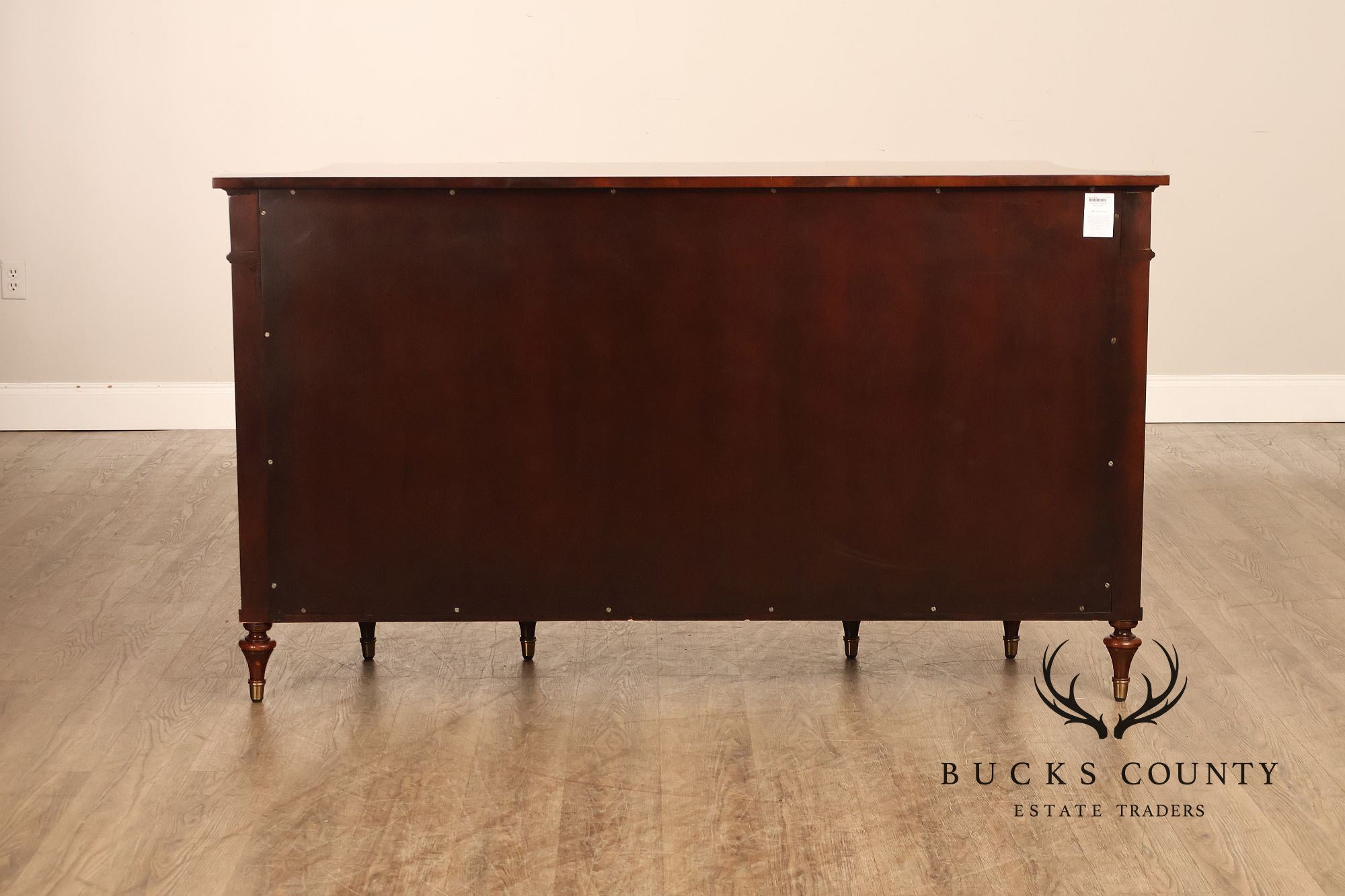 Theodore Alexander Mahogany Concave Side Cabinet
