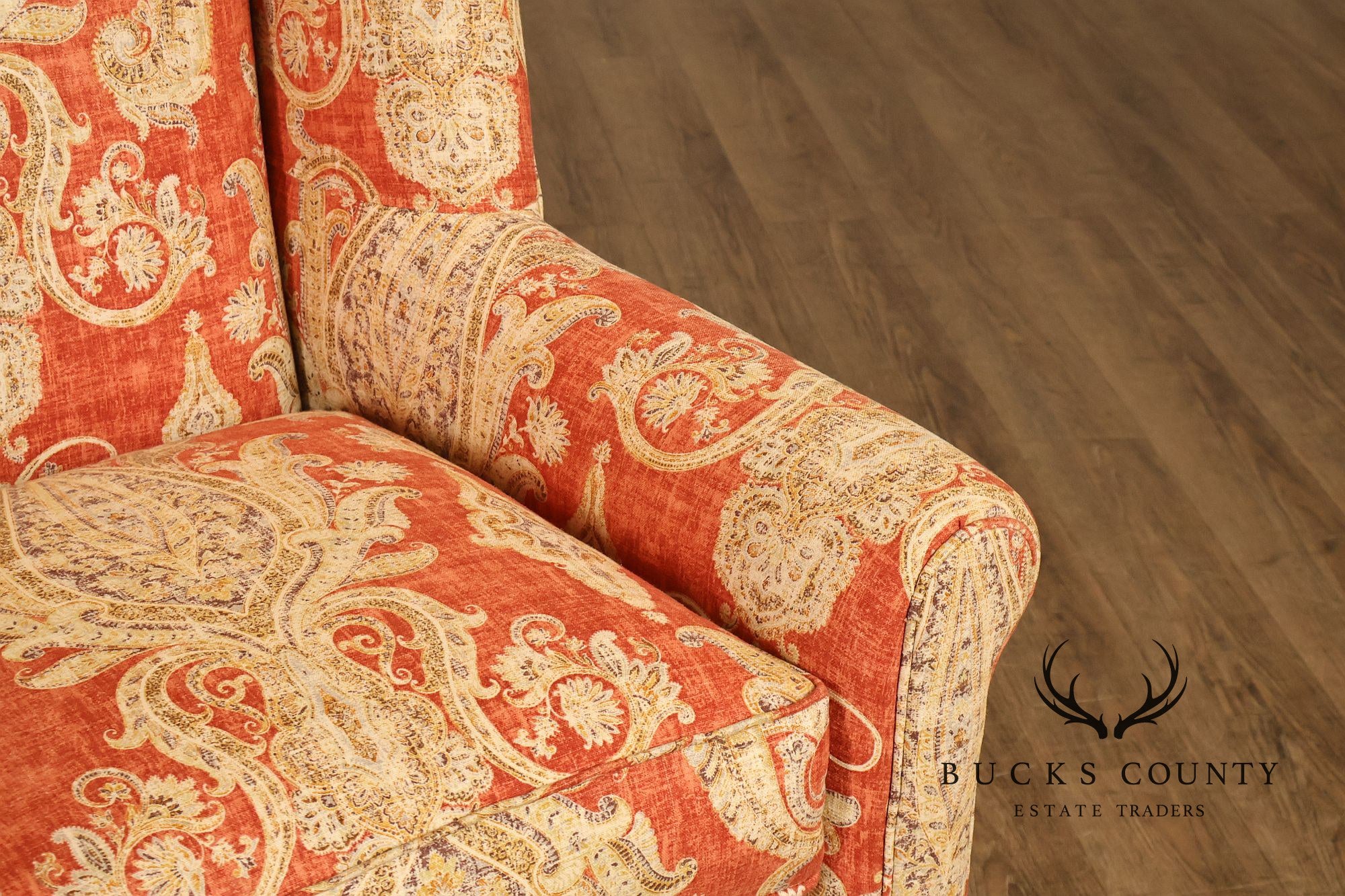Craftmaster Upholstered Wing Back Armchair