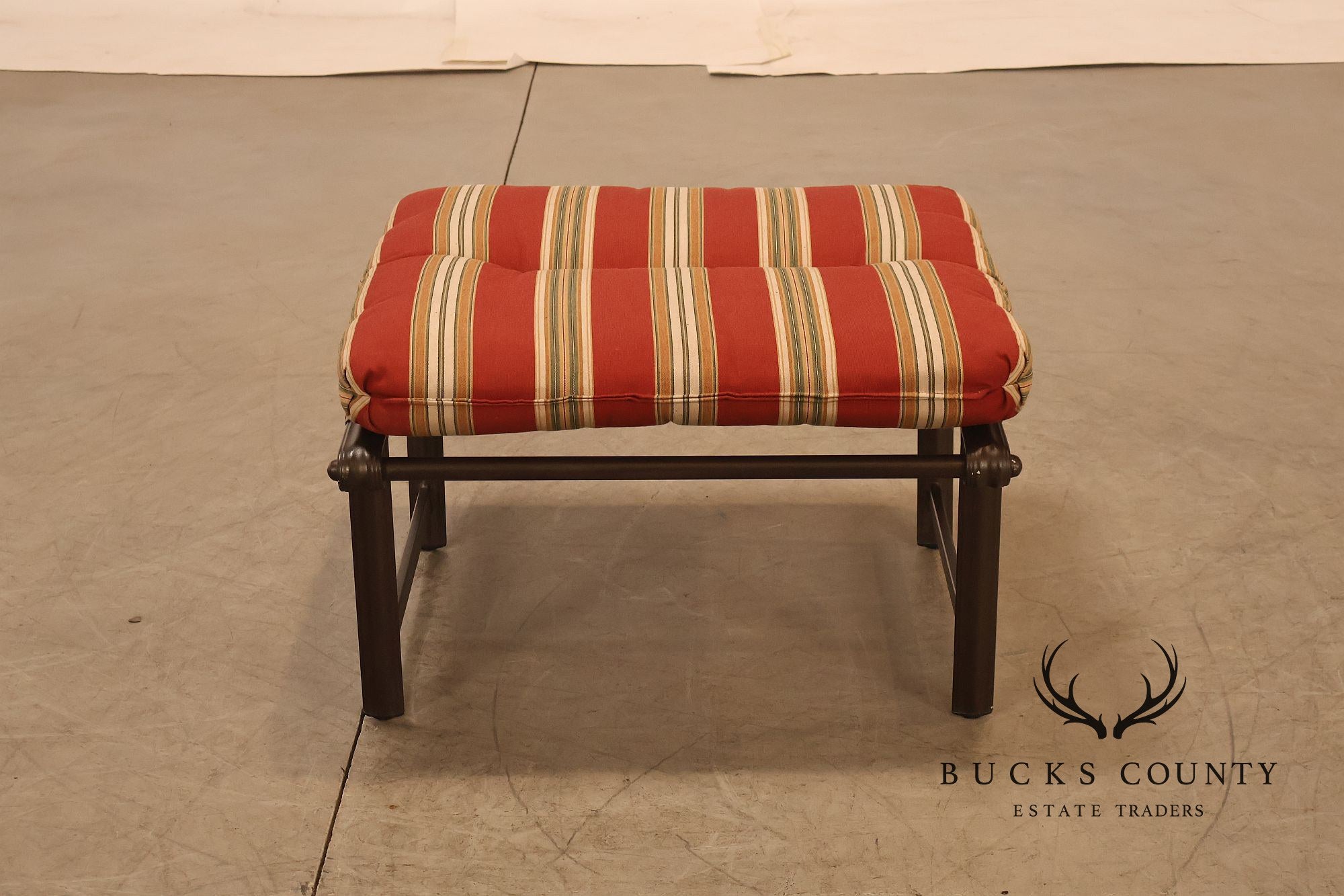 Brown Jordon Outdoor Patio Reclining Lounge Chair with Ottoman