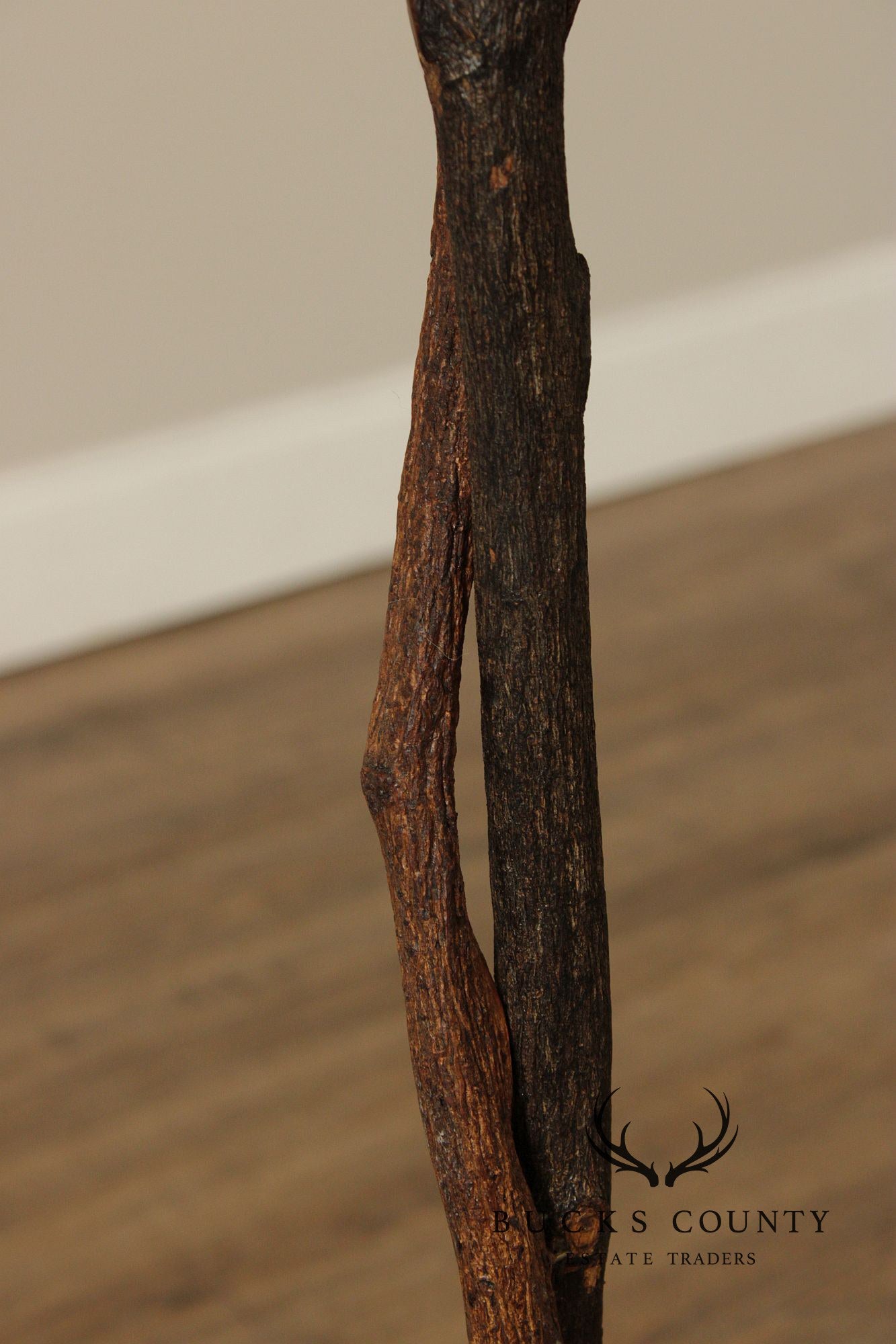 Adirondack Style Twig Plant Stand