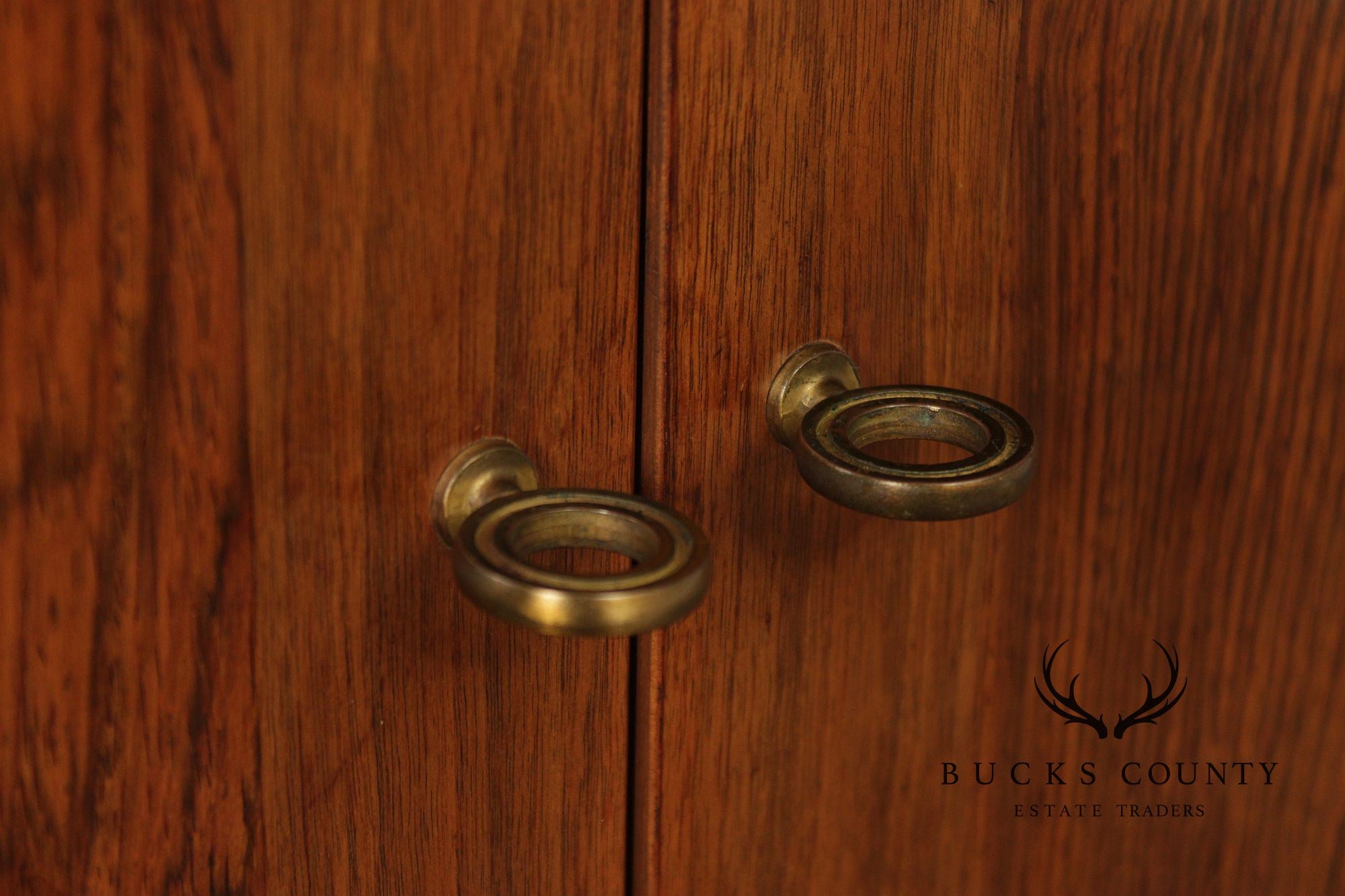 American Of Martinsville Mid Century Walnut And Rosewood Drop Leaf Bar Cart