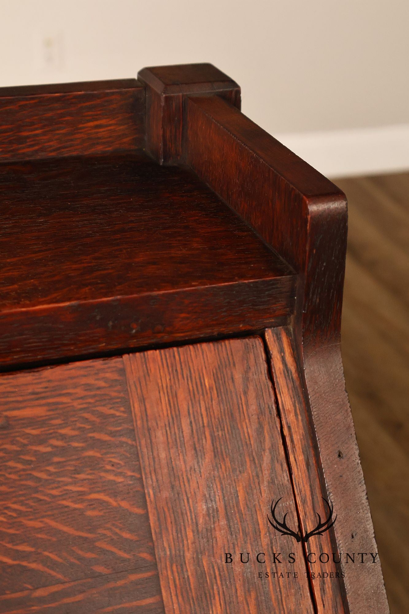 Lifetime Furniture Antique Mission Oak Drop Front Desk