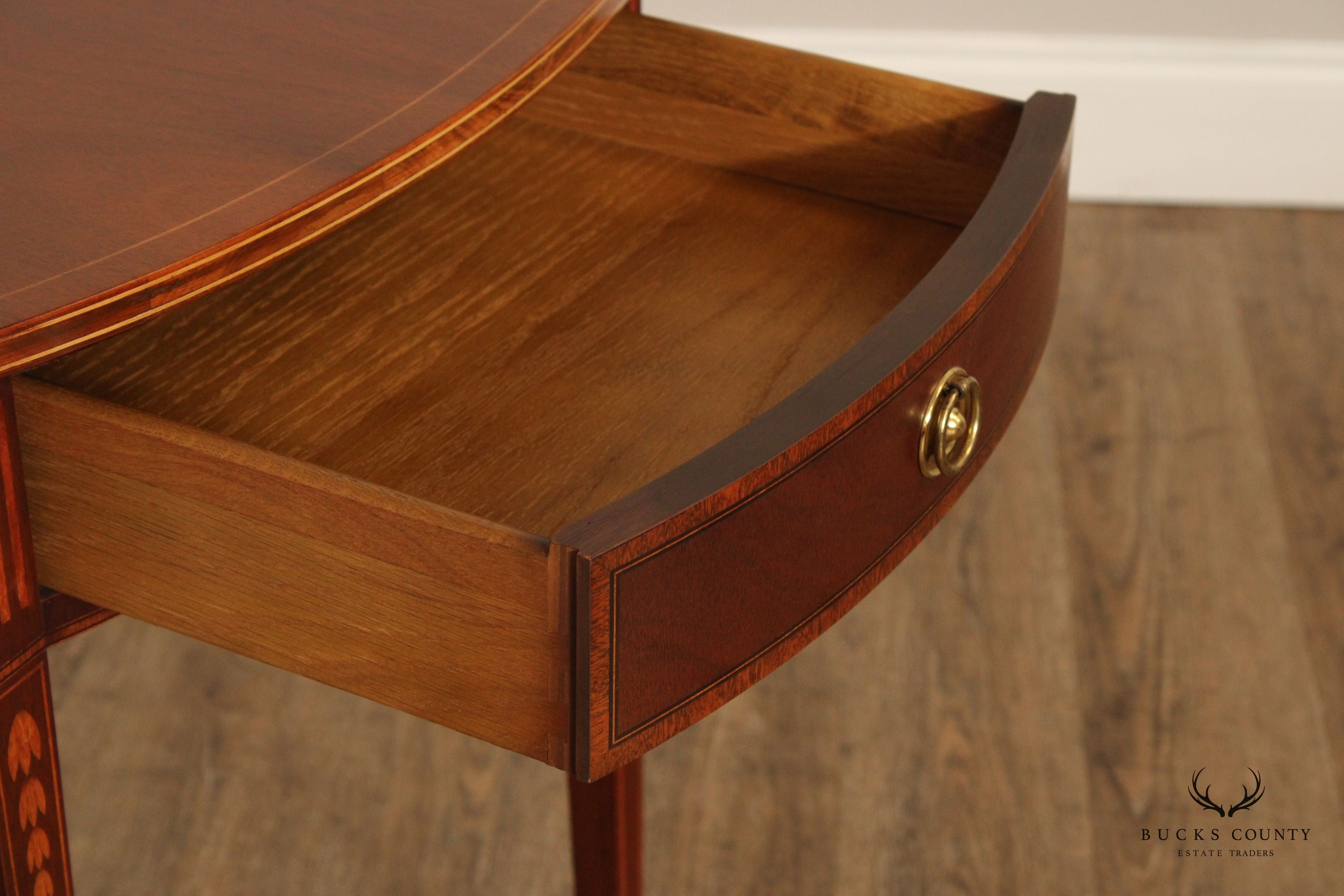 Federal Style Inlaid Mahogany Pembroke Side Table