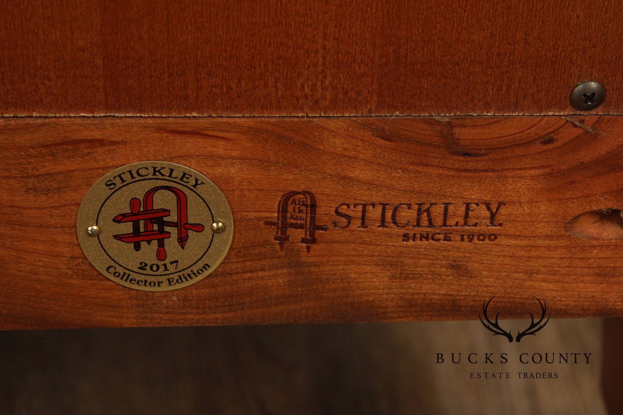 Stickley Mission Collection Cherry Two Door Display Cabinet