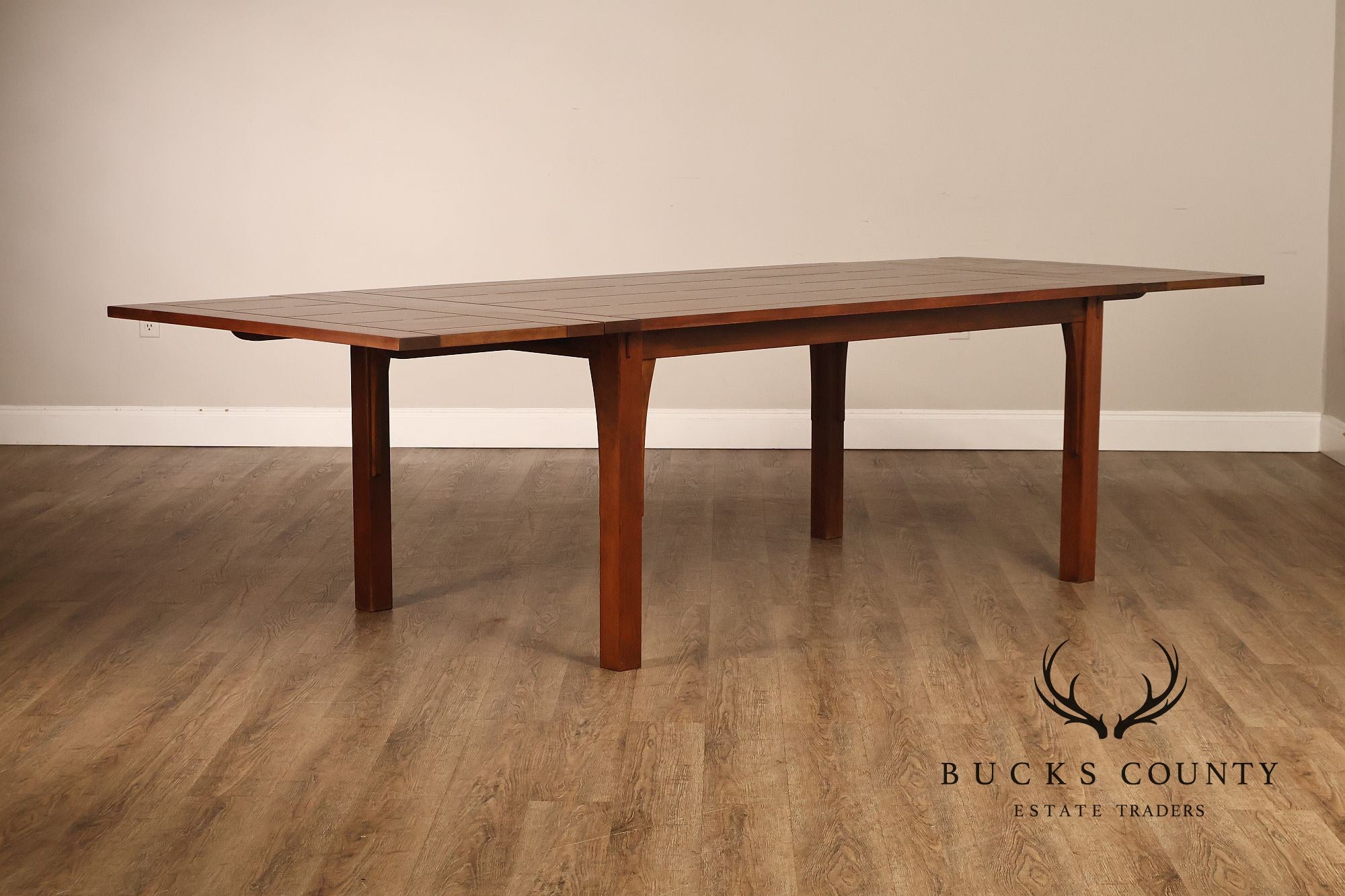 Stickley Mission Collection Cherry Extendable Dining Table