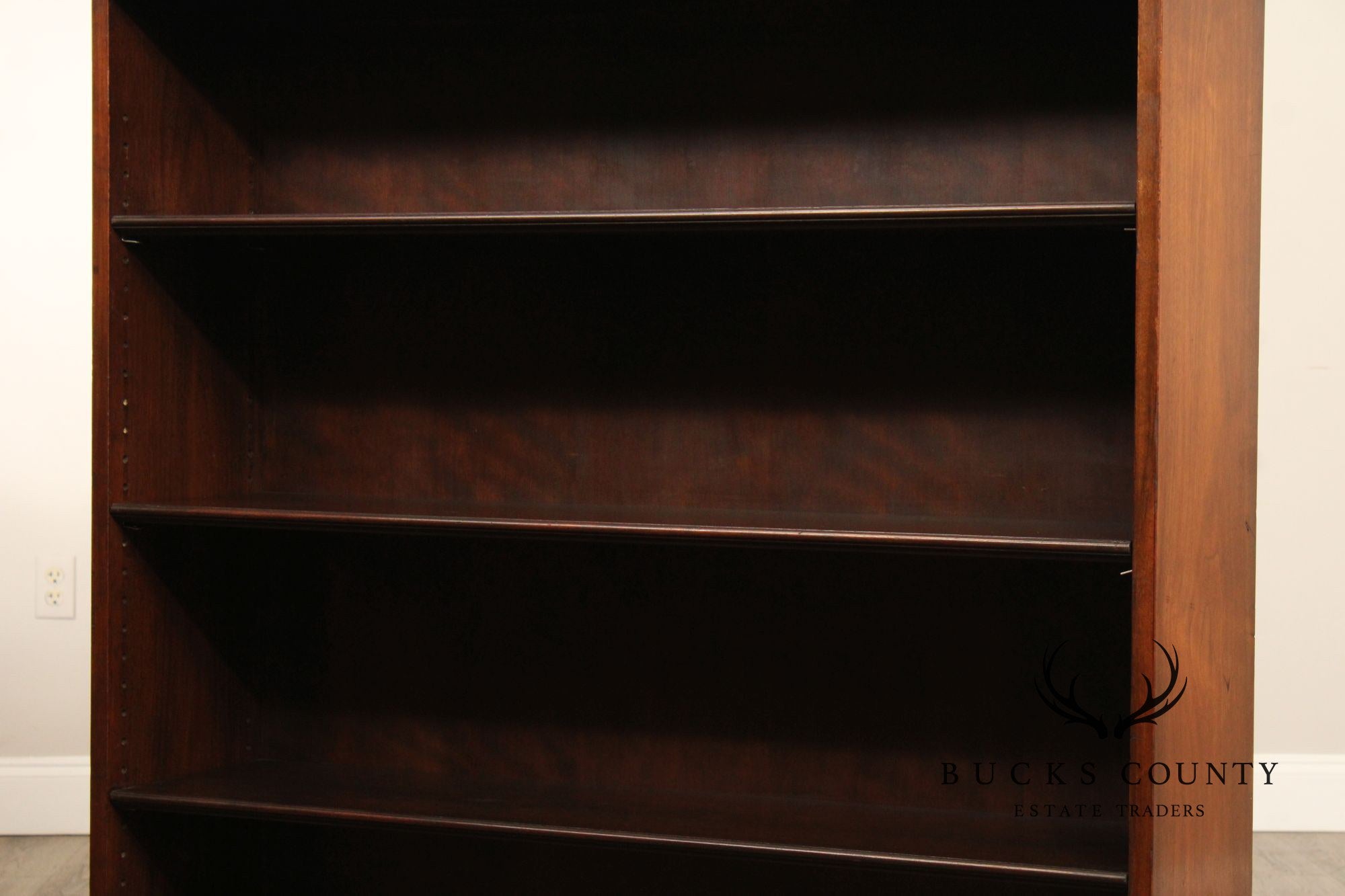 Schmieg & Kotzian Vintage Walnut Open Bookcase