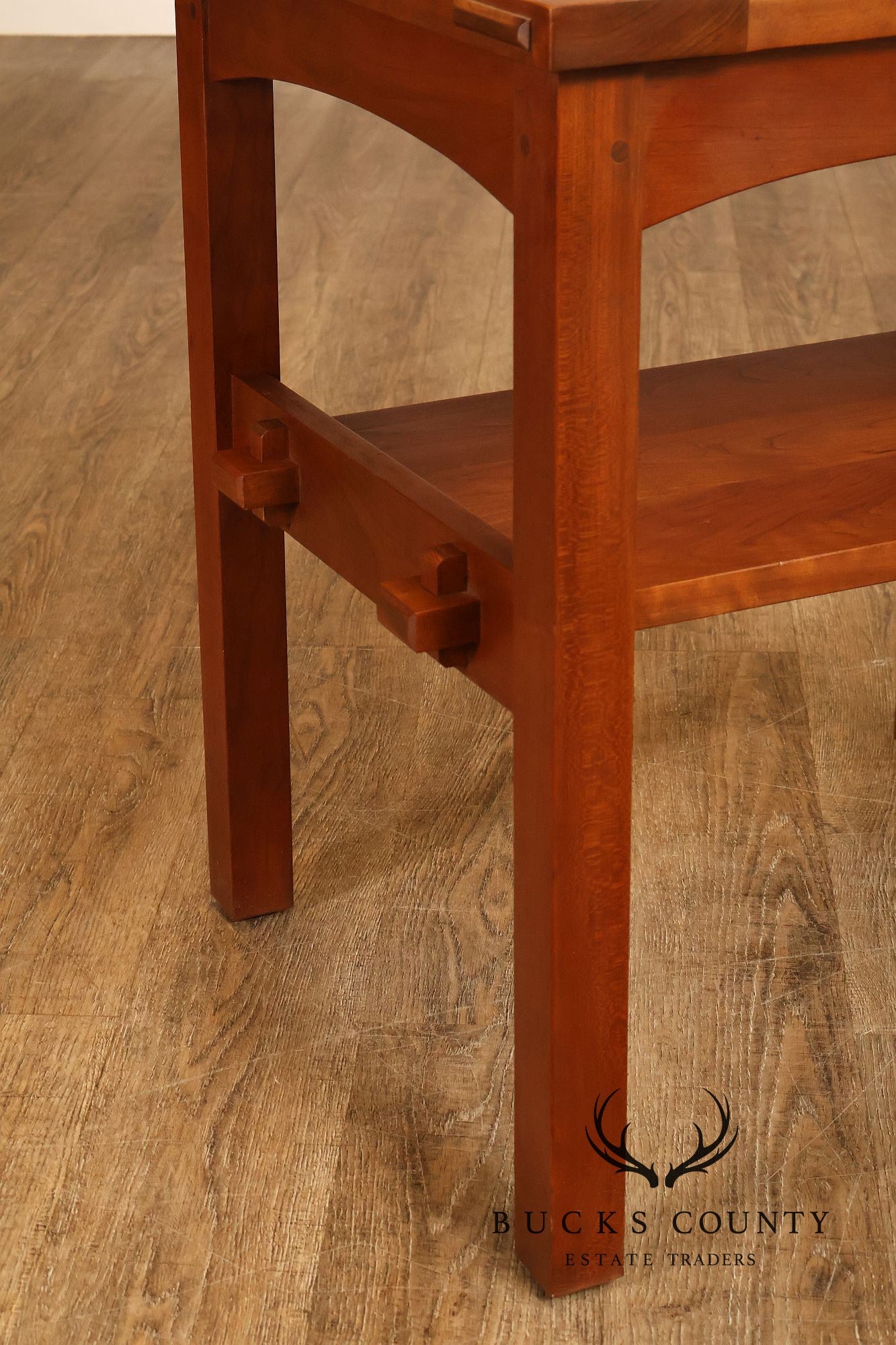 Stickley Mission Collection Tile Top Cherry End Table