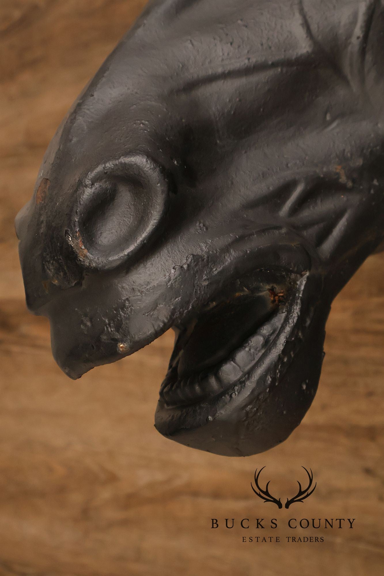 Pair of Cast Iron Horse Head Wall Decor