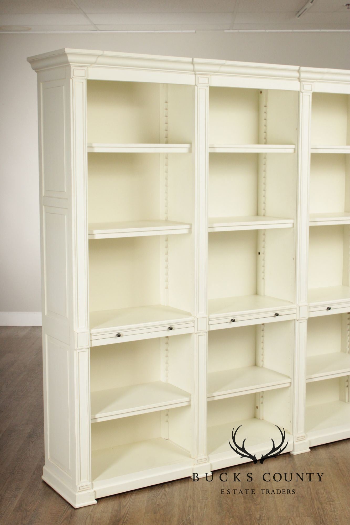 Large Painted Library Bookcase