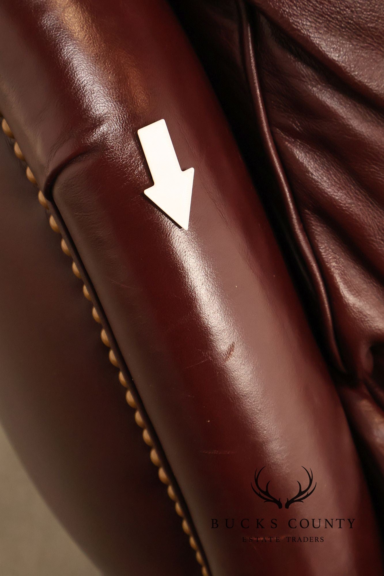 Hancock & Moore Austin High Back Leather Sofa