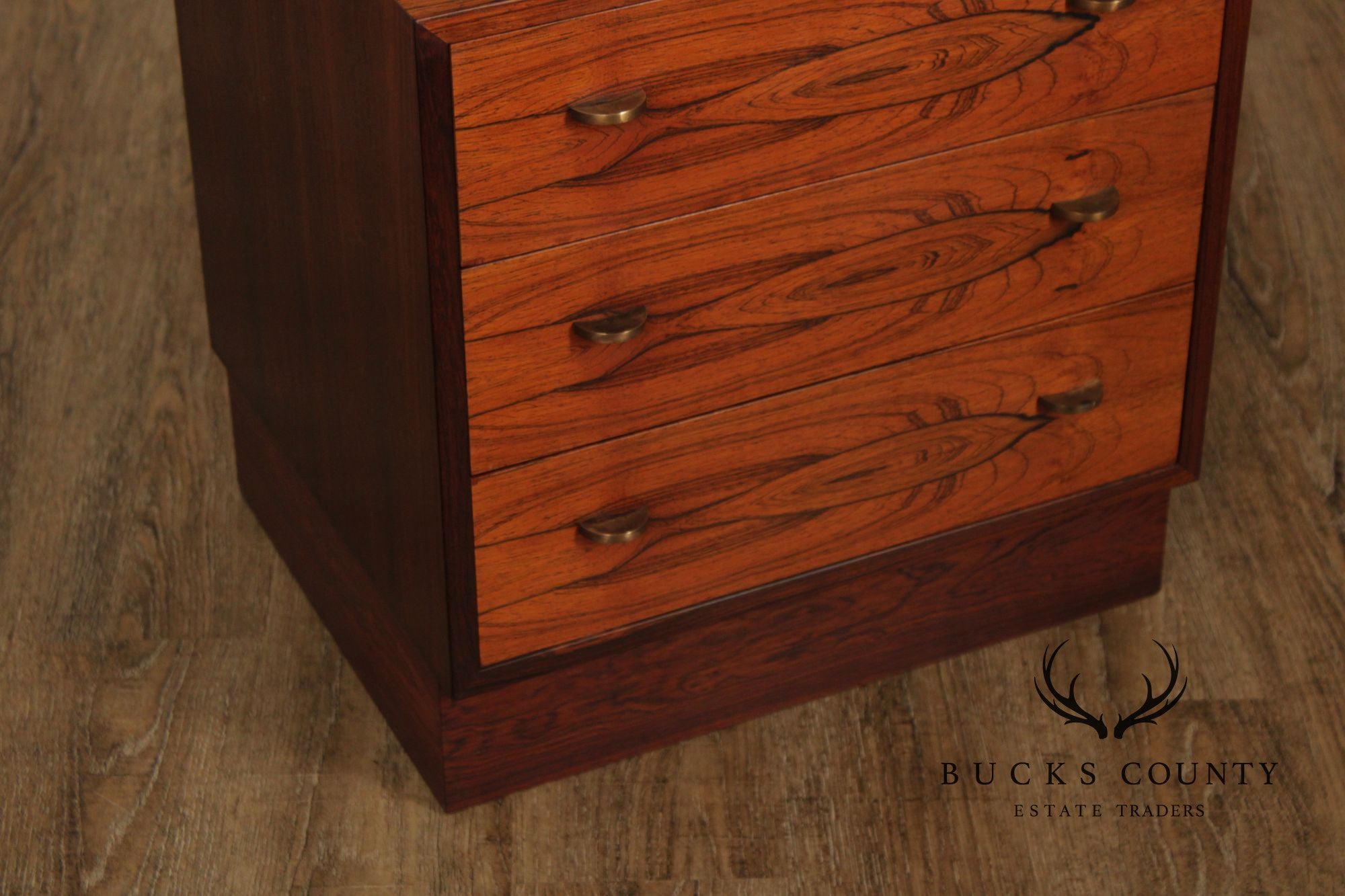 Bruksbo Norwegian Rosewood Three Drawer Accent Chest